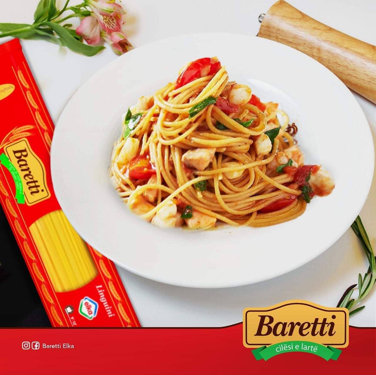 Baretti Elka - Spaghetti me fruta deti, nga #baretti😋 Përbërësit e ...