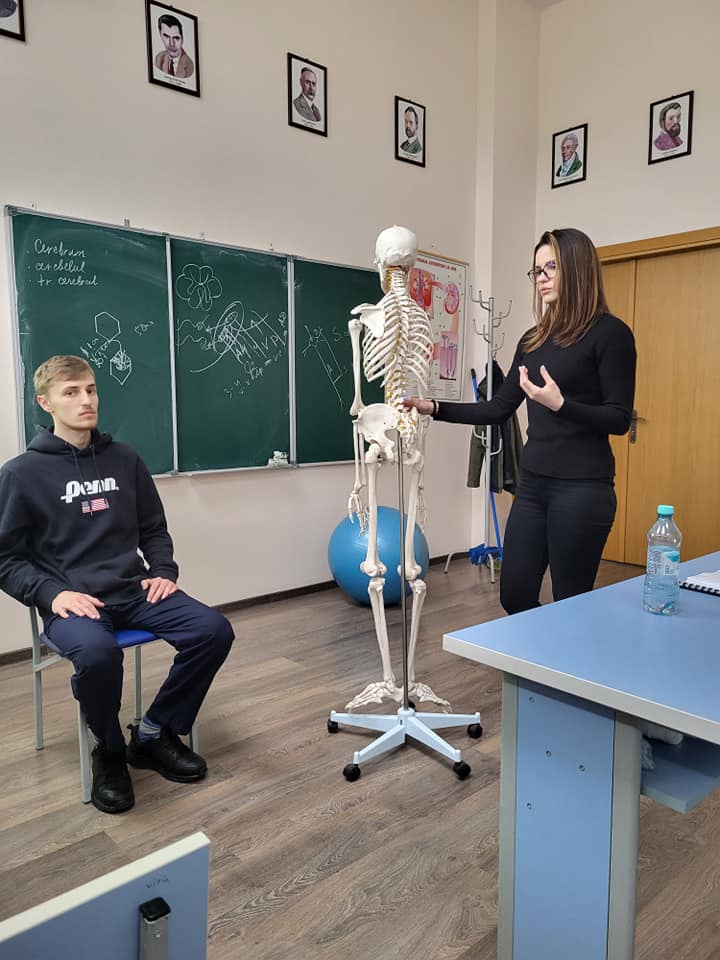 Specialitatea Kinetoterapie si Terapie Ocupationala. USPEE Chisinau.