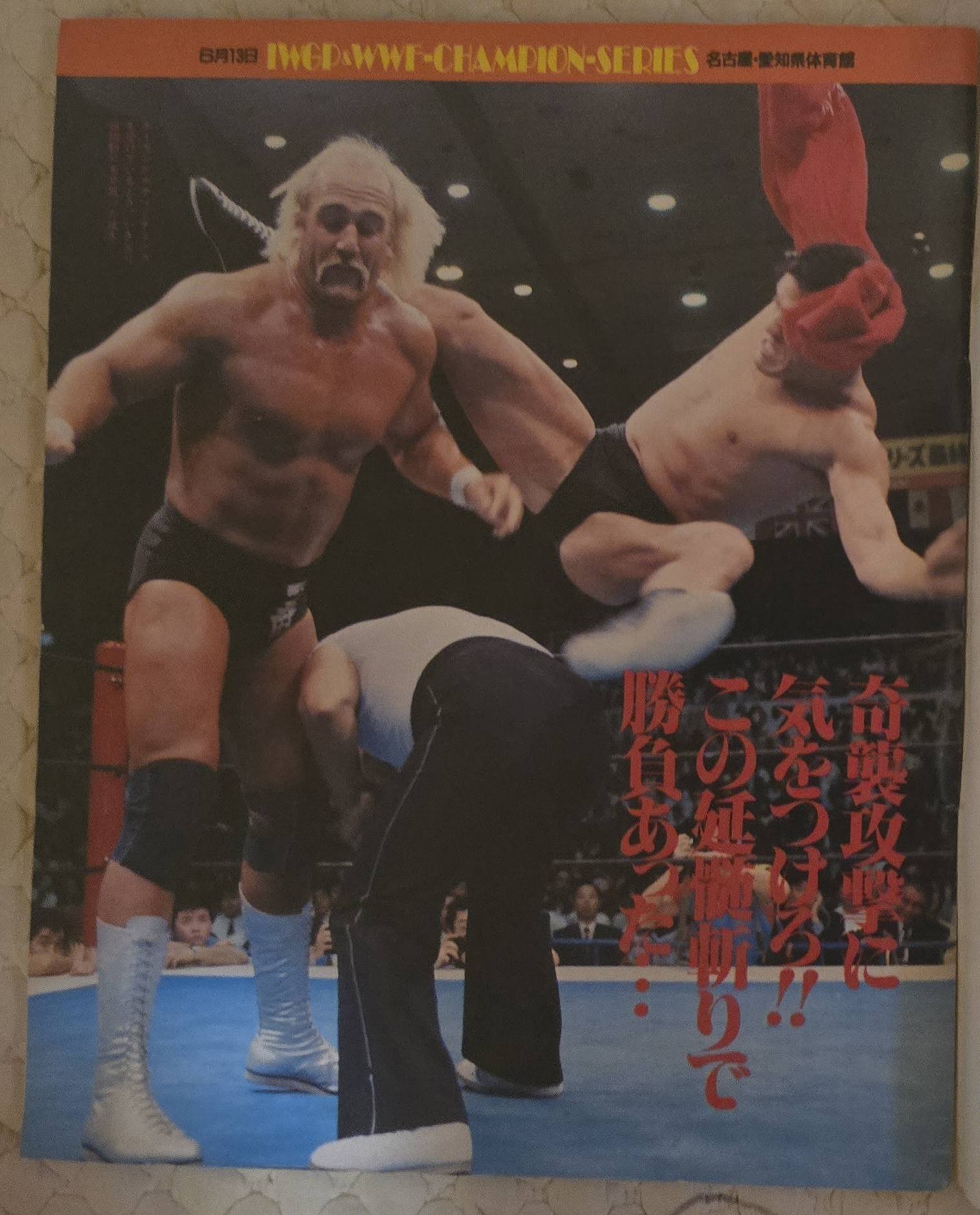 新日本プロレス 1983年6月2日 蔵前国技館 IWGP優勝戦 ホーガンが猪木に 