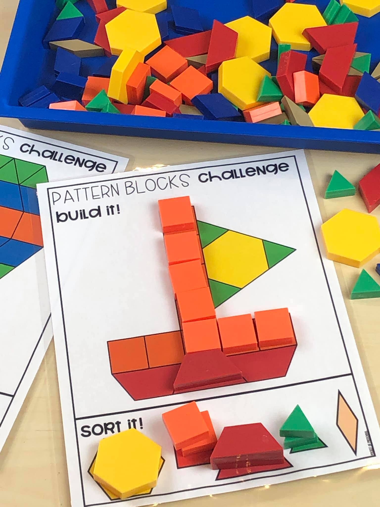 Have you grab this pattern block... - Pocket of Preschool
