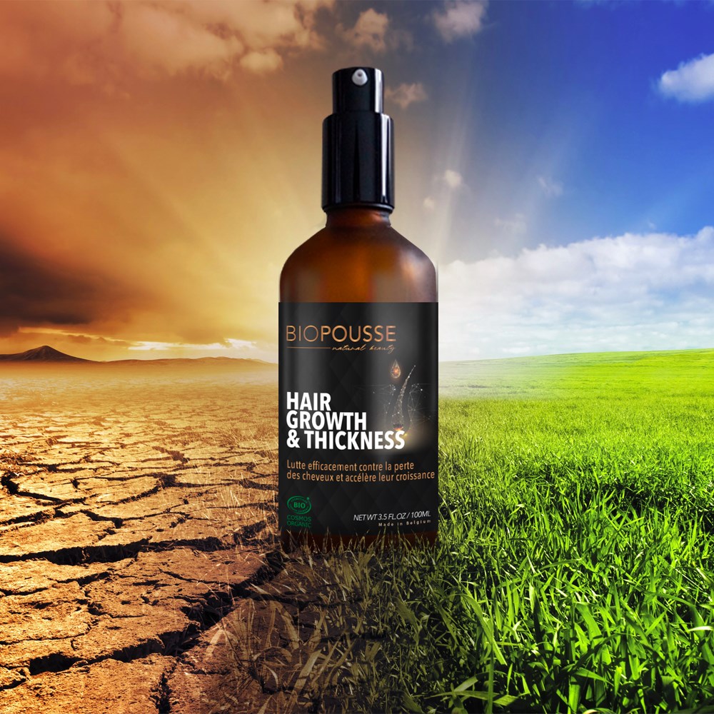 Huile Miracle Pour Pousse Des Cheveux - 200ml - 100% Naturelle (Argan, Olive, Coco, Menthe) - Lutte Contre La Chute