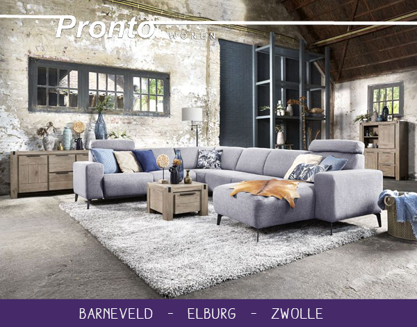 Pronto Wonen - Hoekbank Puento biedt een heerlijk zitcomfort in ...