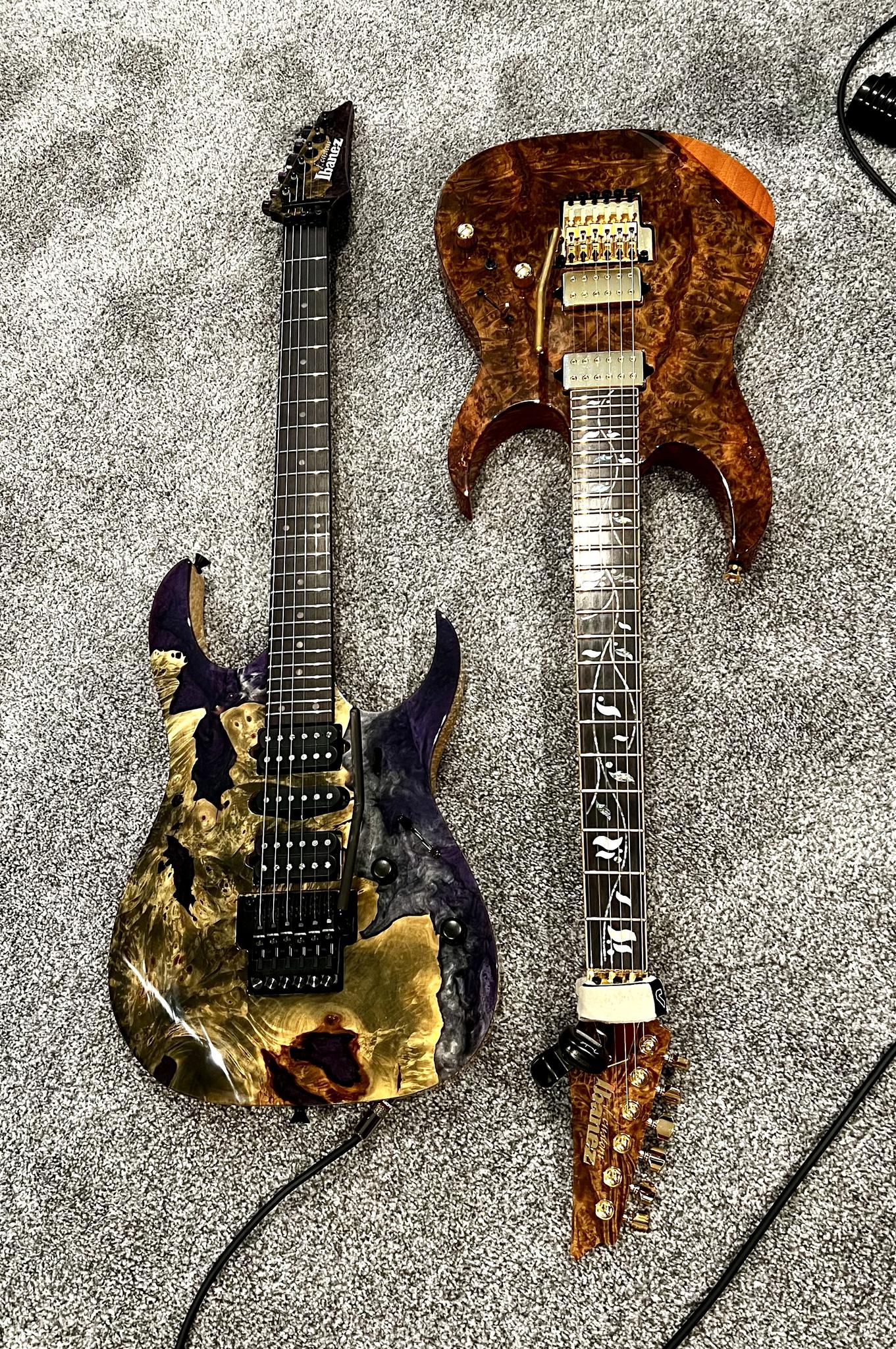 Ibanez J.Custom guitar with Dimarzio pickups