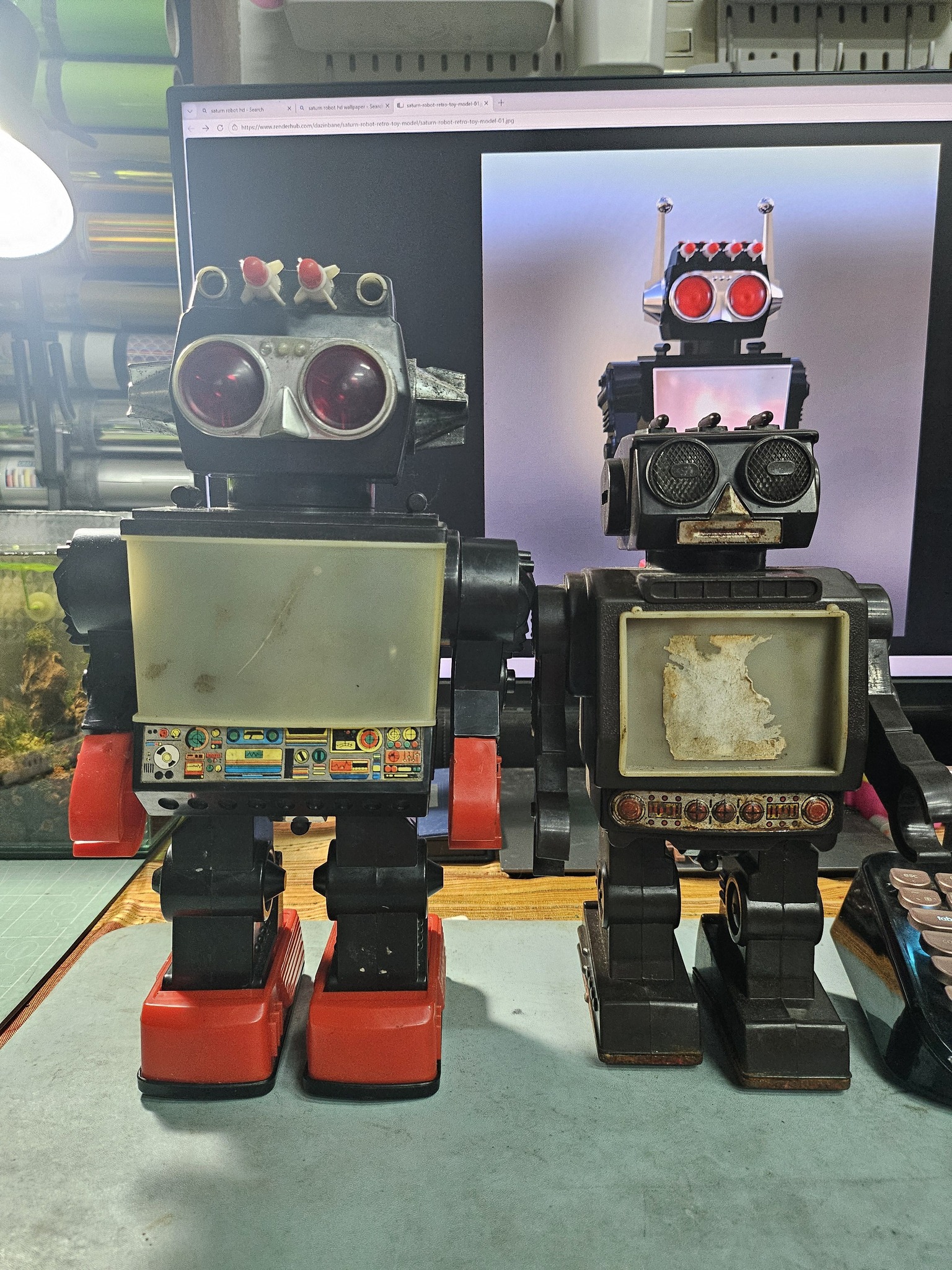Very rare Carl Robot action figure from my personal collection.