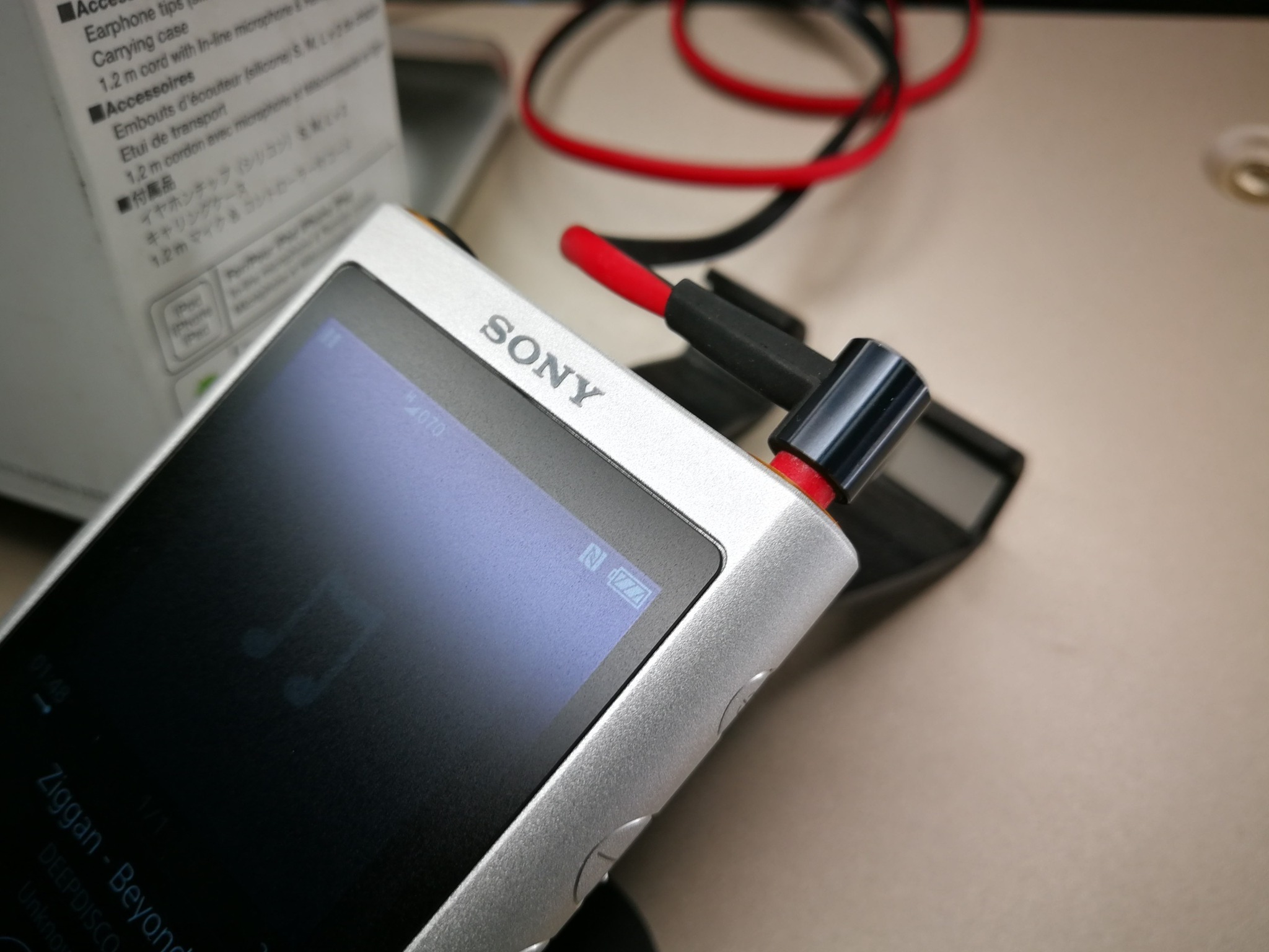 It's incredible how this old player Sony nwz-a829 can give me an