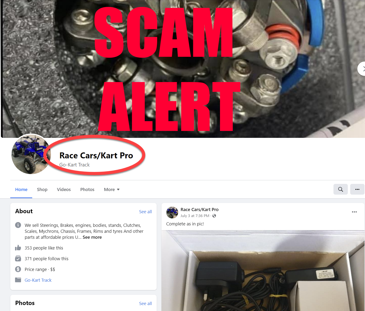 SCAM ALERT - This guy is... - Proformance Motorsport | Facebook