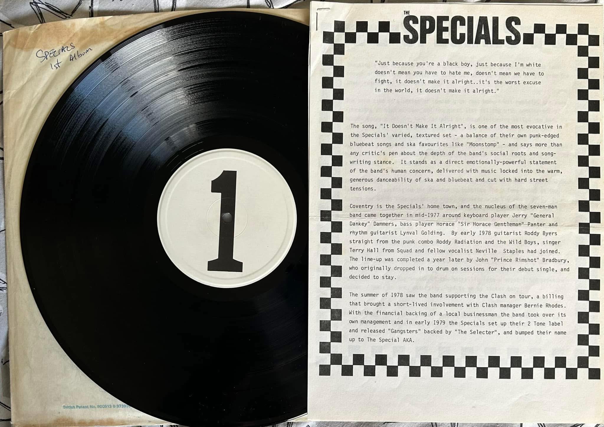 The Specials uk first press record