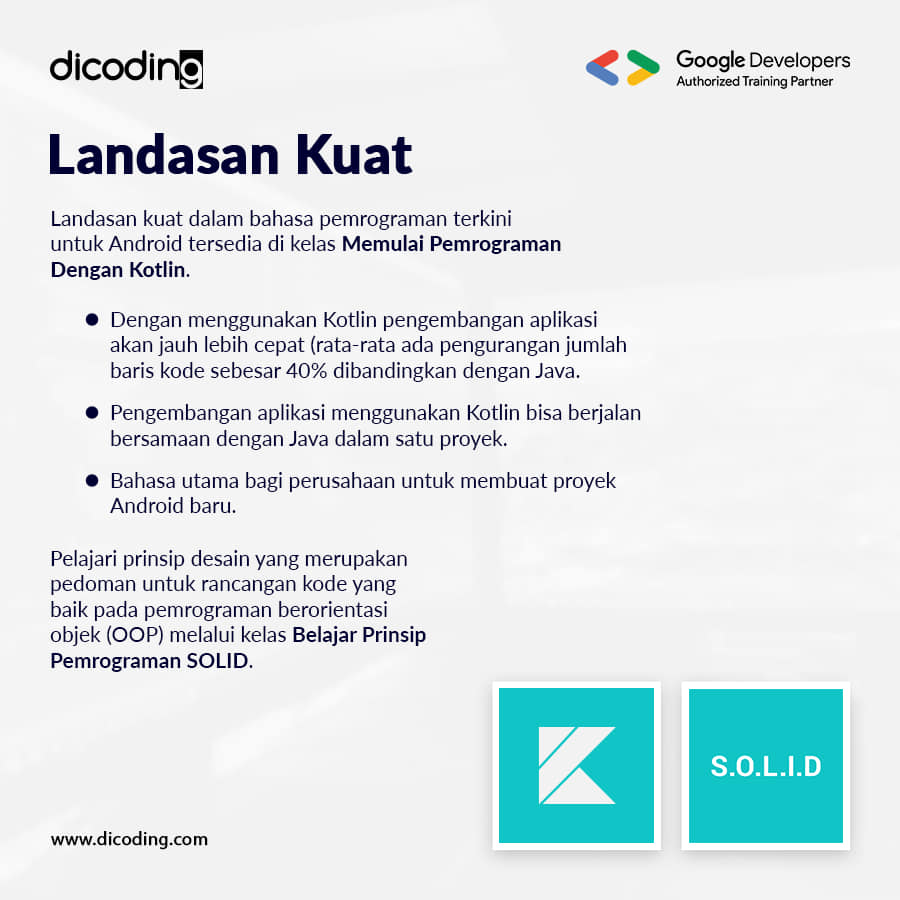 Dicoding - Kuncinya kuasai DASAR; miliki KEAHLIAN...