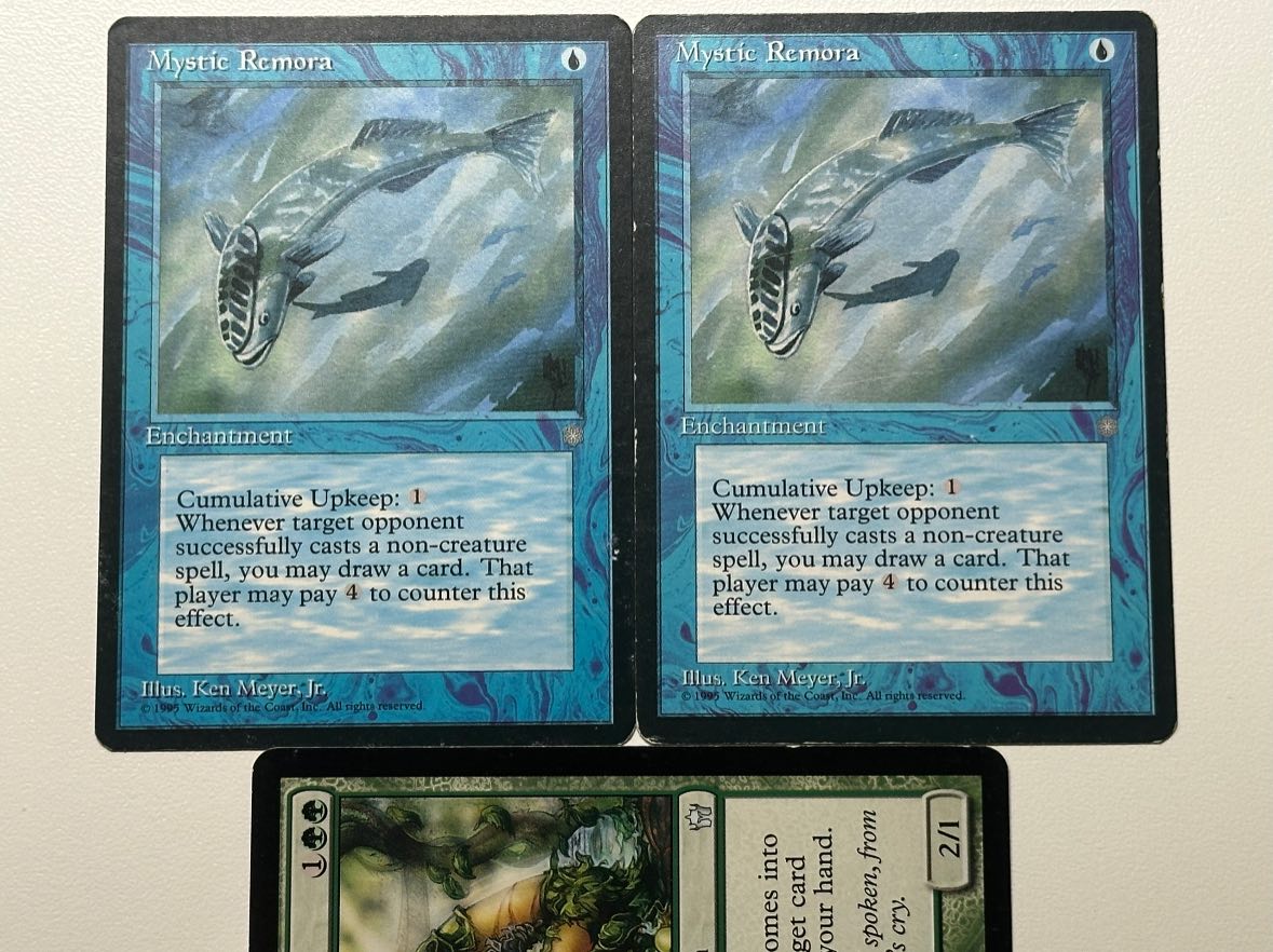 do mtg cards from ice age intentionally feel fake 'Magic the Gathering' 'Illusionary Forces' AP card in multiple languages (Not English) Identifying fake magic cards by