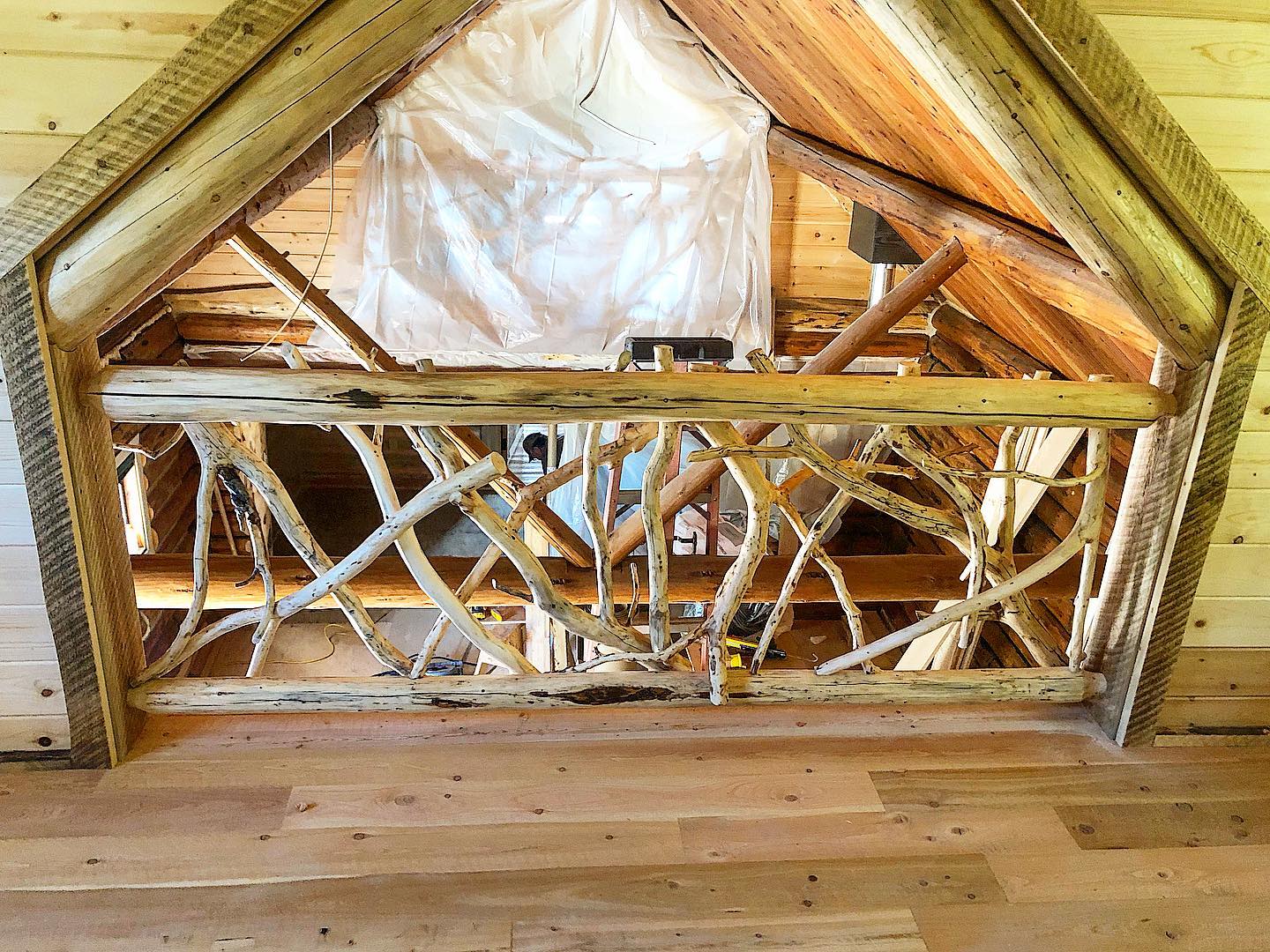 Some unique branch railing we recently... - Hightowerbuilders