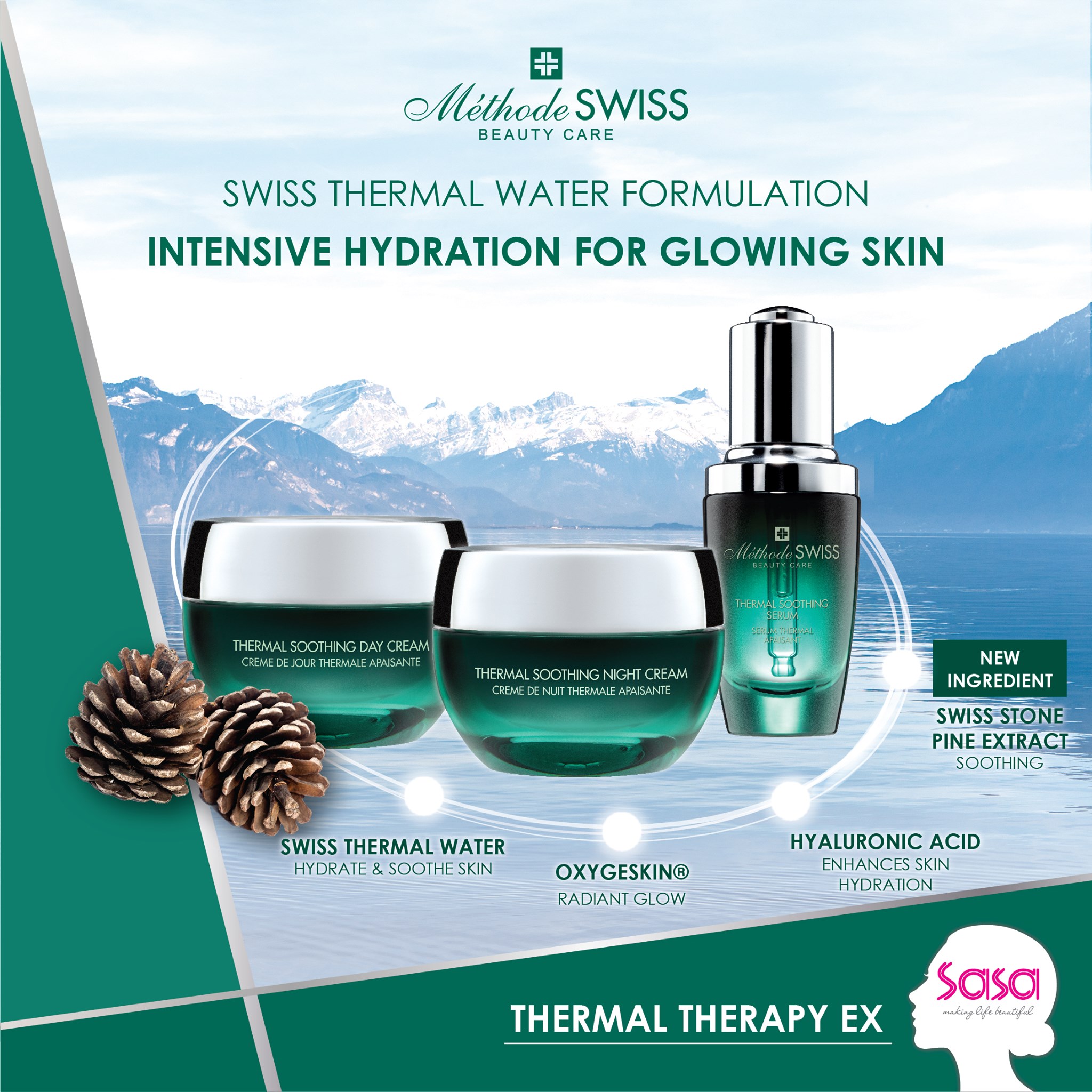 Experience the skincare spa with Méthode SWISS all new Thermal