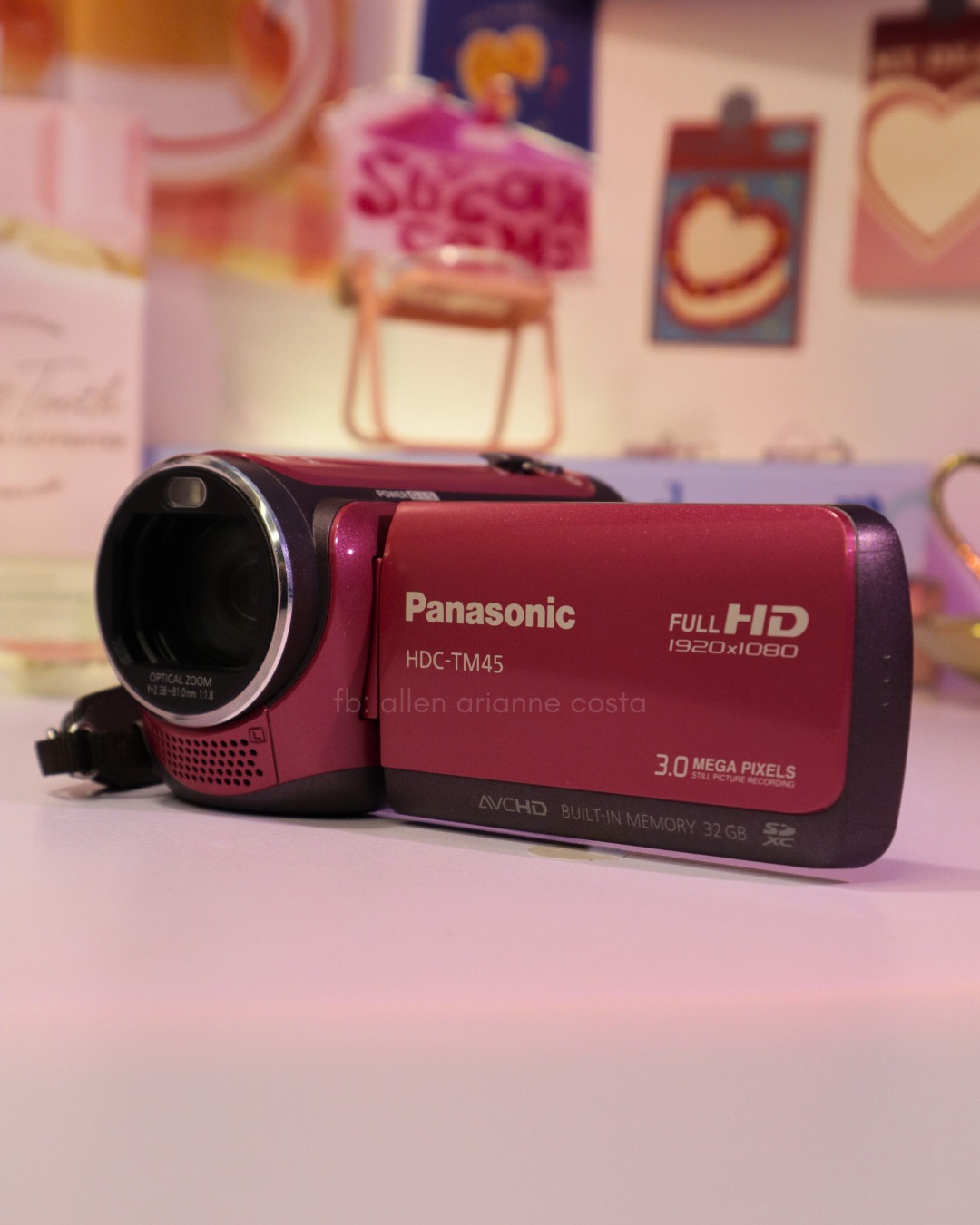 【美品】Panasonic ビデオカメラ　HDC-TM45 ピンク Panasonic hdc-tm45 camcorder for sale