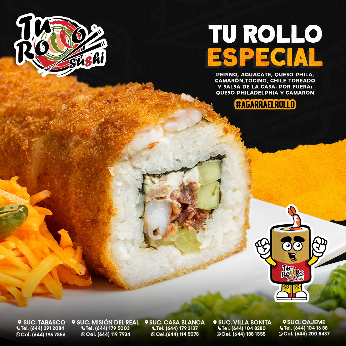 Tu Rollo Sushi - ¡El rollo especial de la casa es una... | Facebook