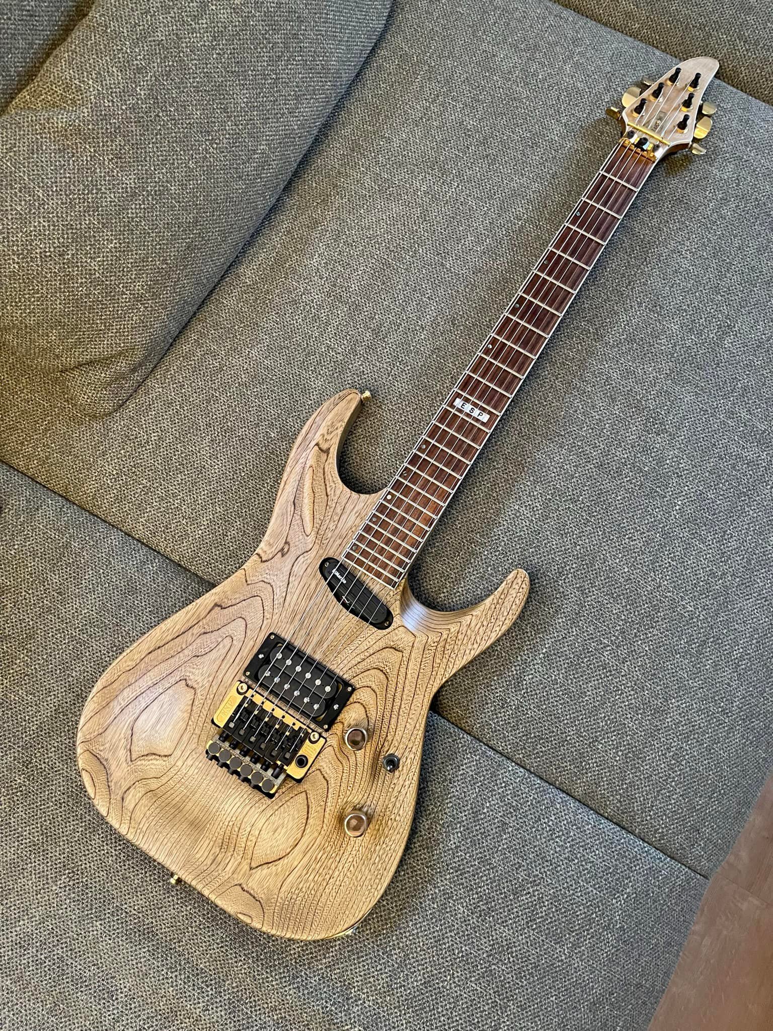 Restored 1991 ESP Horizon guitar with custom finishes and upgrades