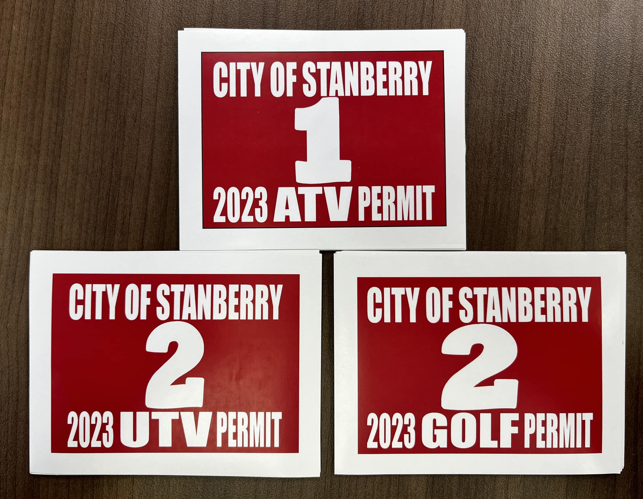 We have 2023 City Permits available.... - City of Stanberry | Facebook