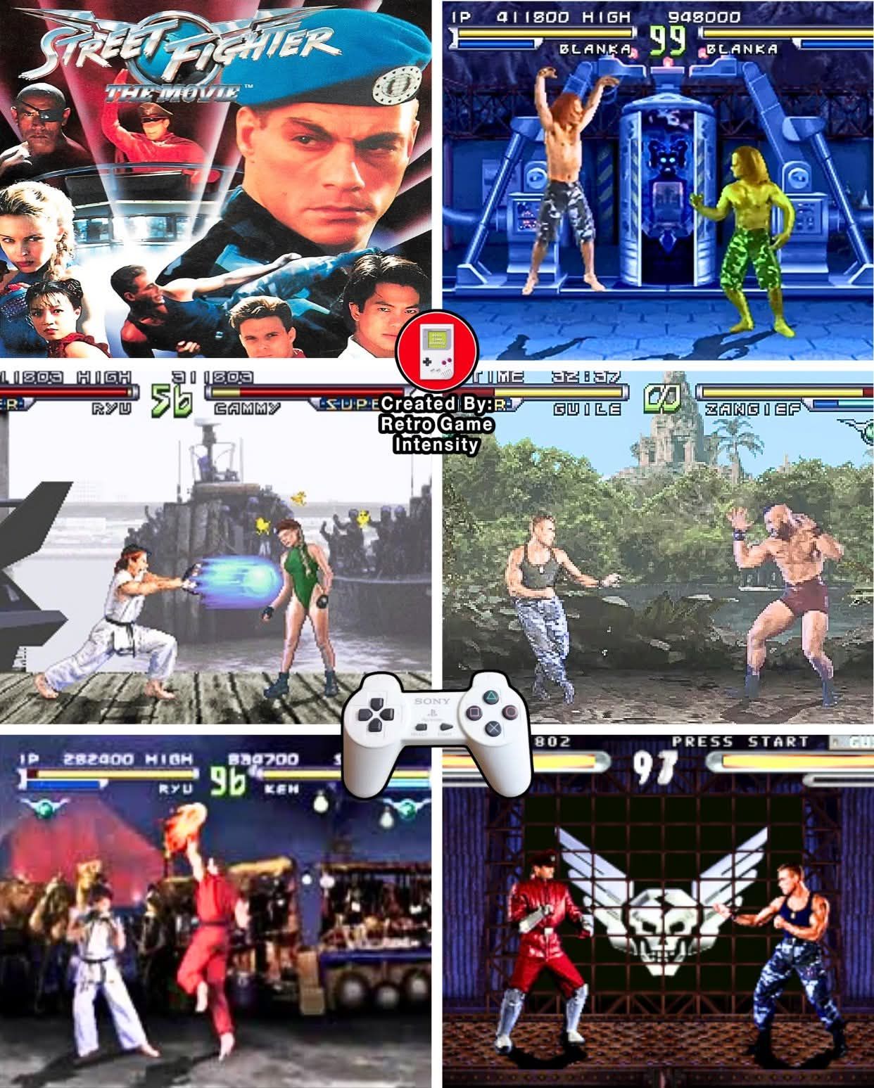 Didnt know Capcom released a SF2 movie game.