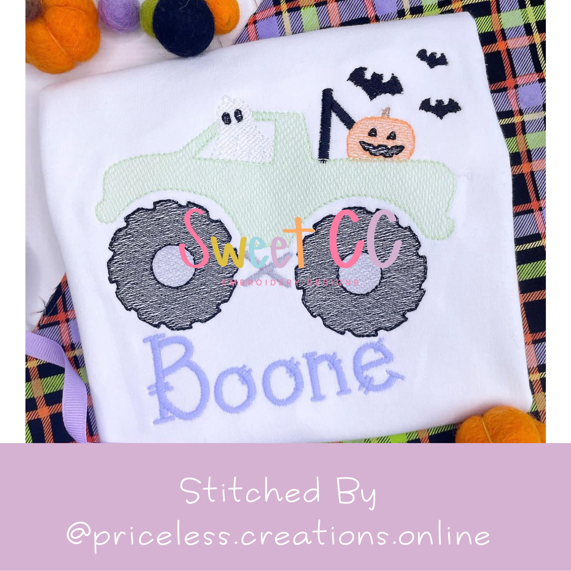 Sweet CC Embroidery Designs | Destin FL