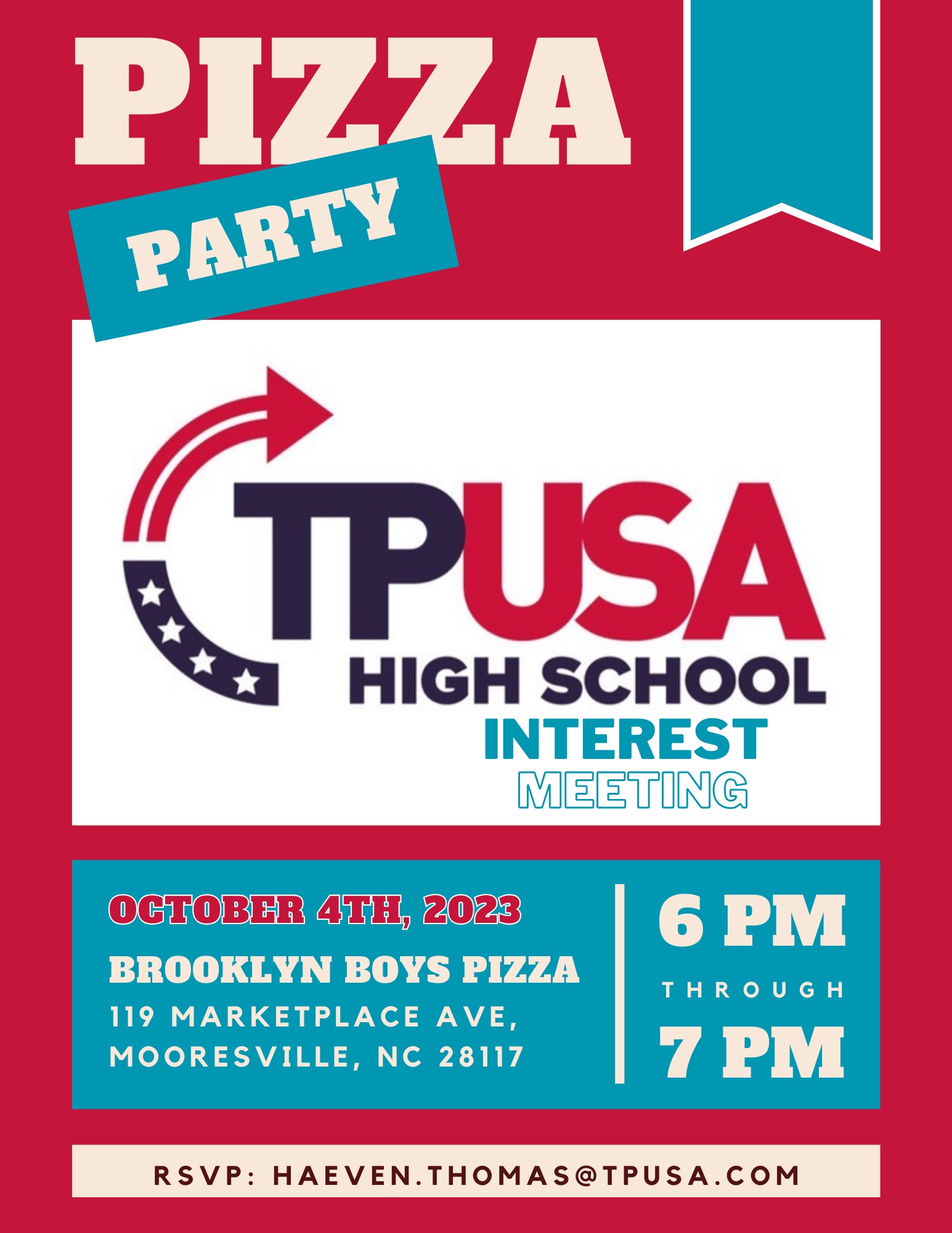 TPUSA Faith of Northern Neck meeting and event schedule