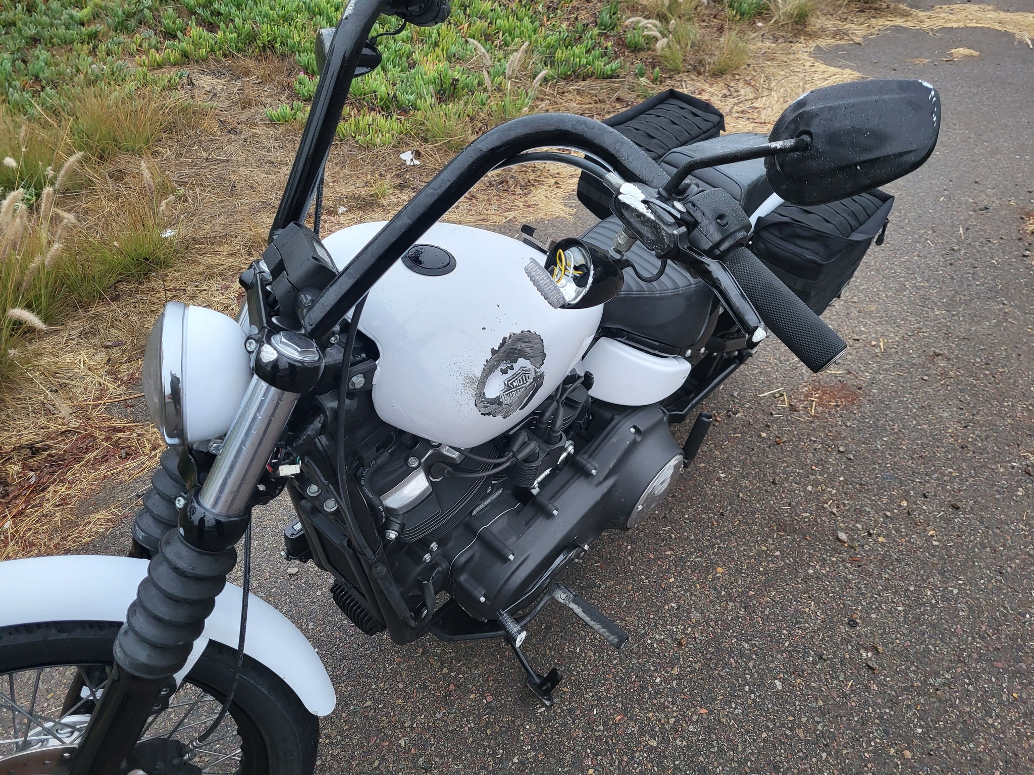 2024 Vivid Black Street Bob gas tank raise examples needed