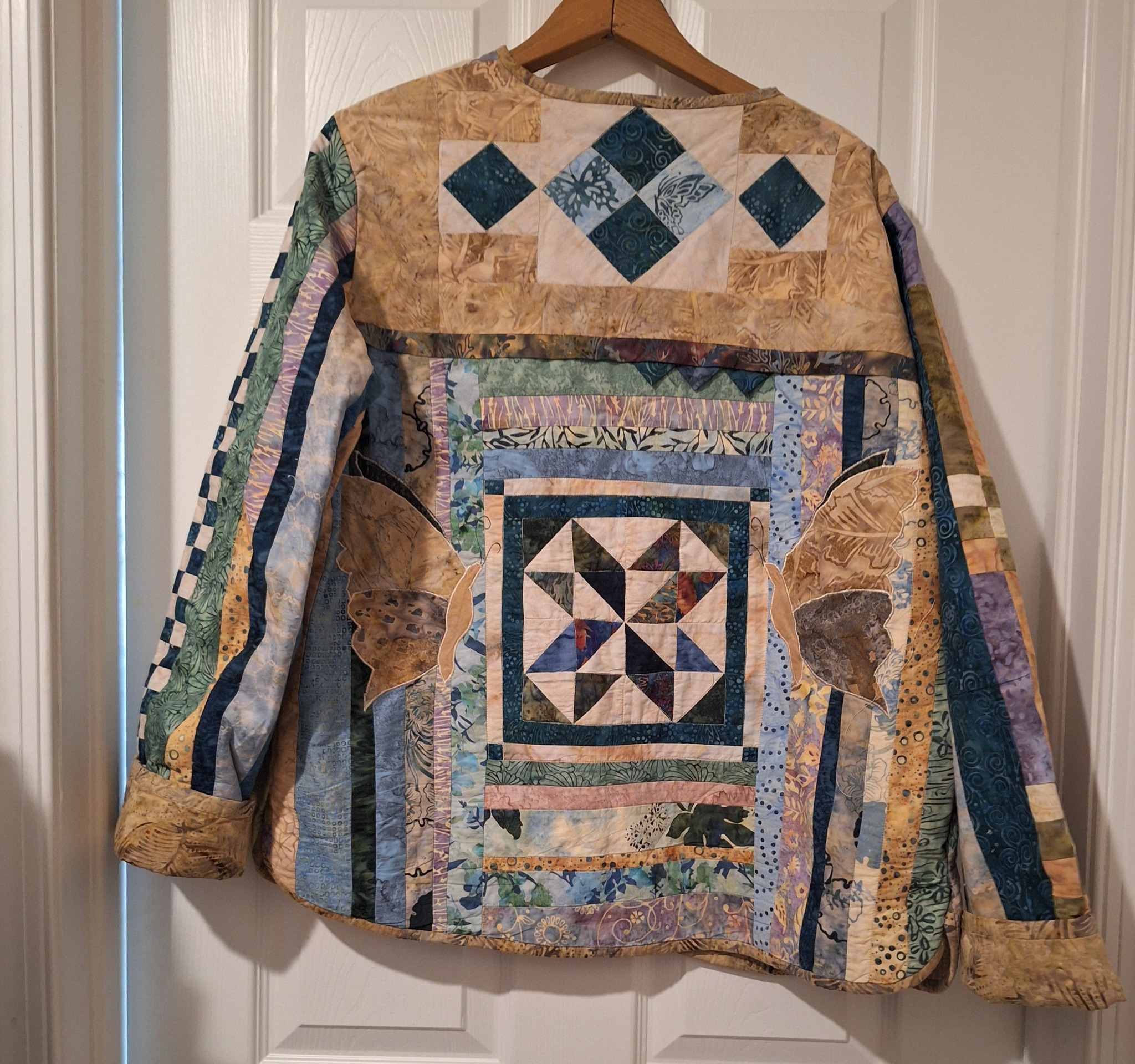 Creating Unique Scrappy Jackets from Sweatshirts and Fleece