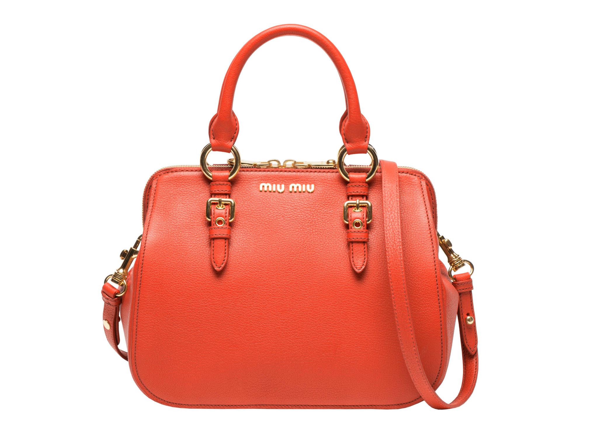 Miu - Miu Miu introduces its new FW 2012 Madras Bauletto Bag. The