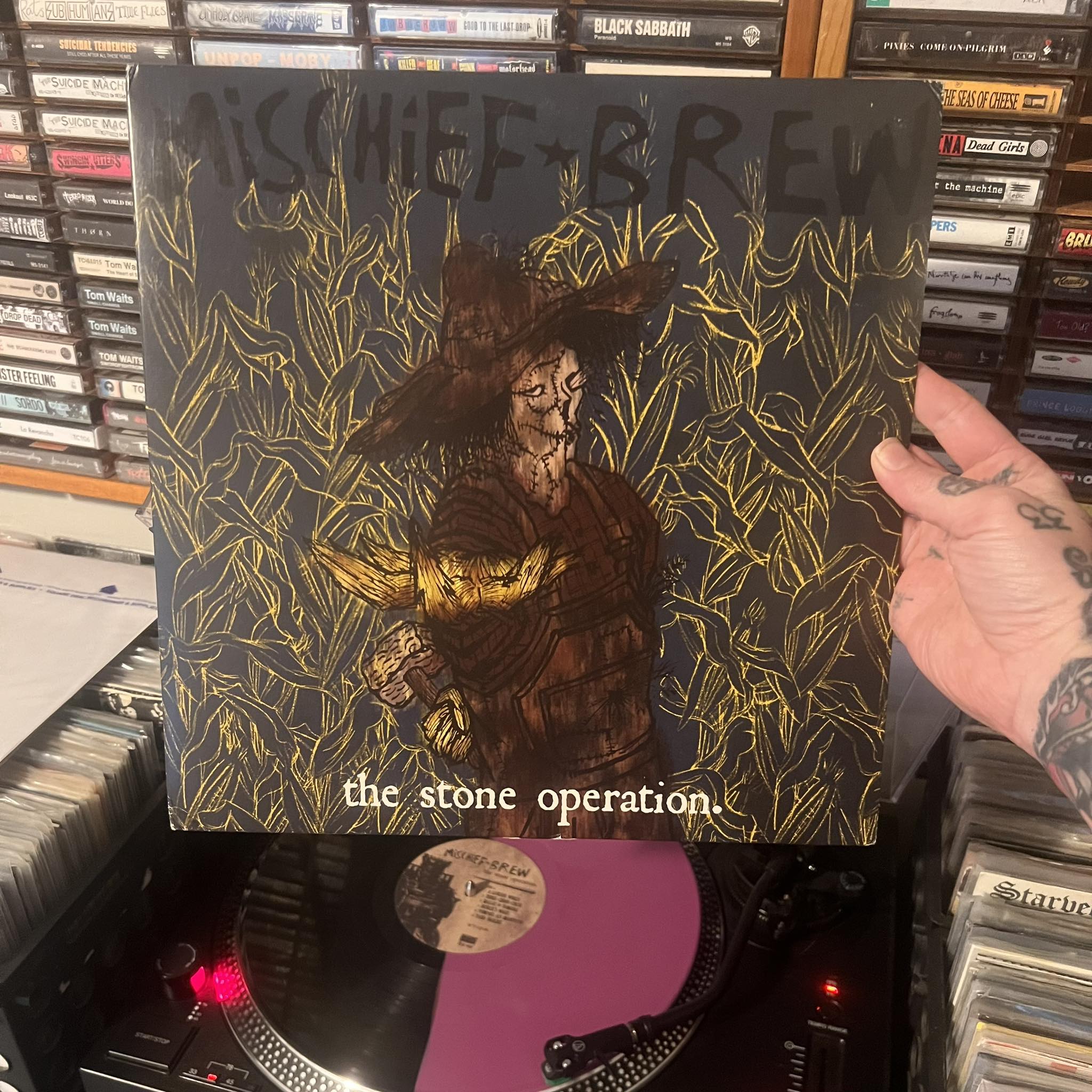 Rare Schief Brew vinyl record the stone operation