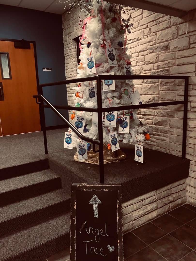 Discovery Kids - Our Angel Tree is set up next to our...
