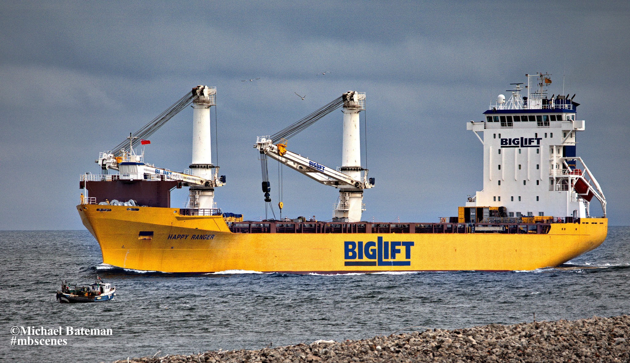 Coastal Shipping Magazine | The general cargo / heavy lift ship, 'HAPPY ...