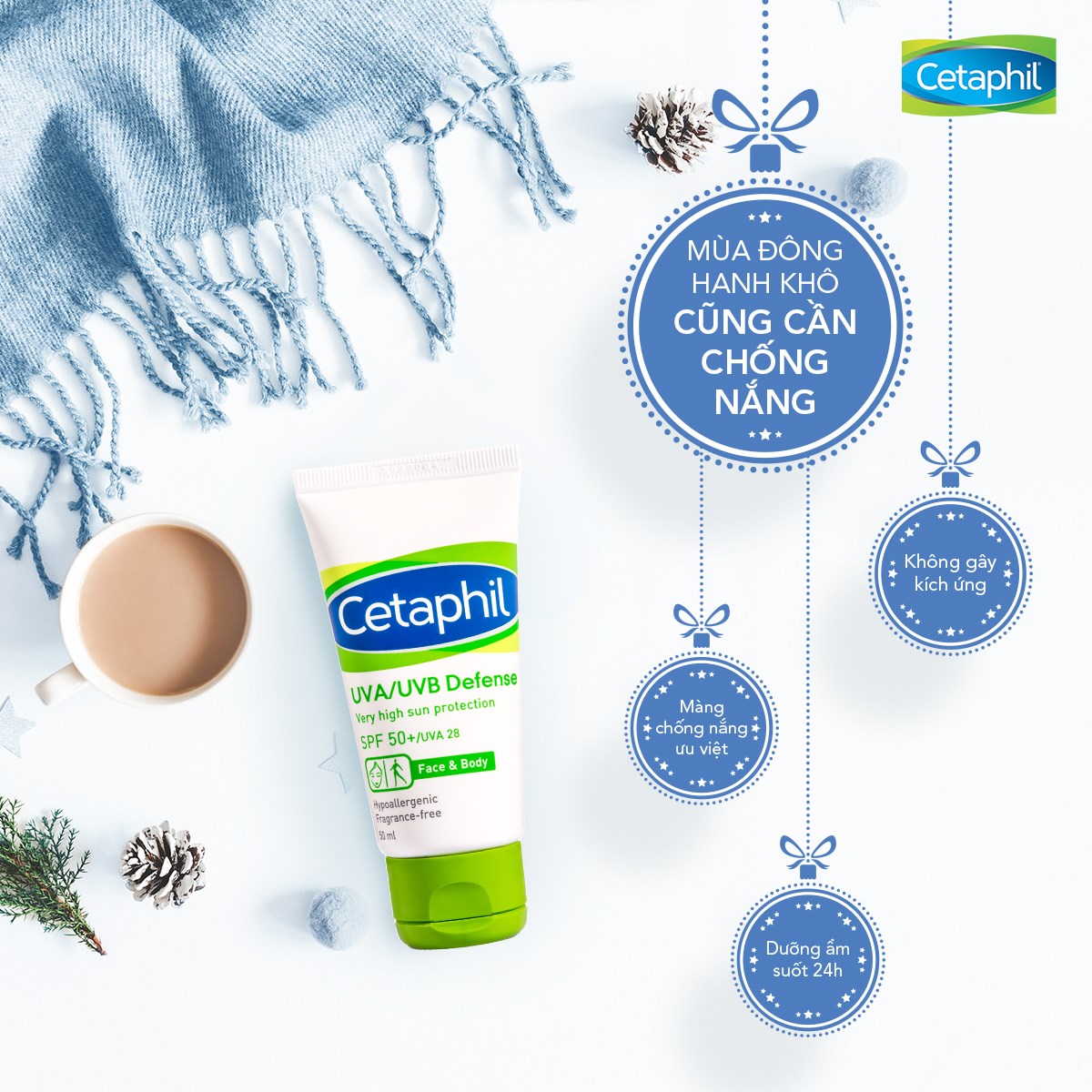 Cetaphil - MÙA ĐÔNG PHẢI CHĂM CHỈ CHỐNG NẮNG VÌ: Hàm lượng tia UV không ...