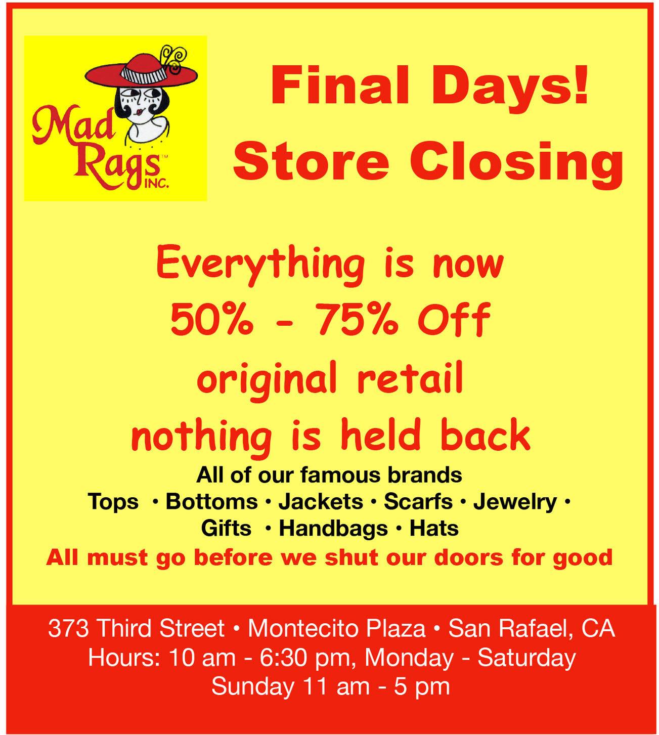 Mad Rags Fashions | San Rafael CA
