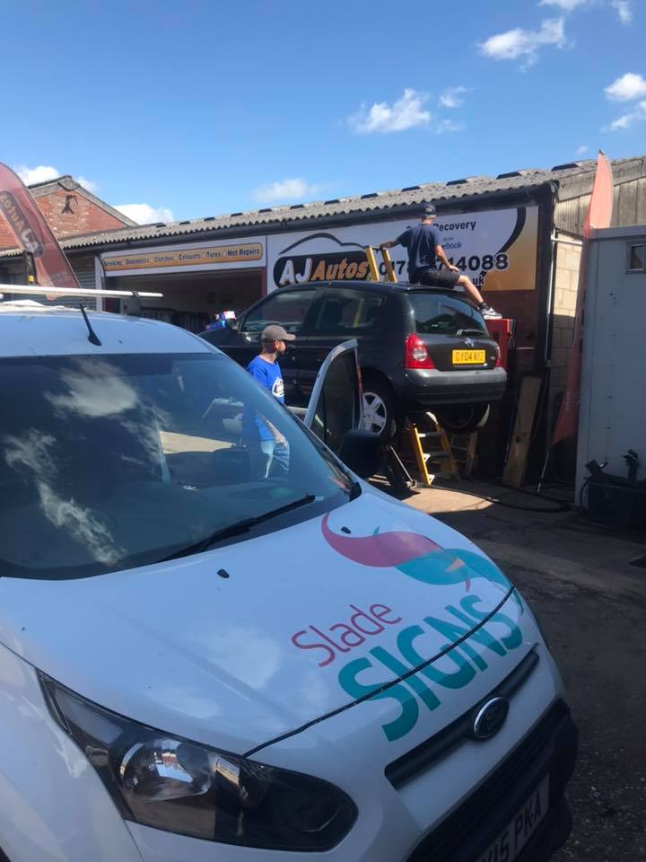 AJ Autos - Big thank you to the team at Slade signs for... | Facebook