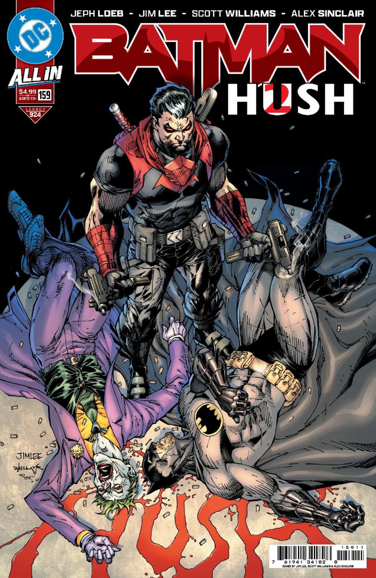 Jim Lee's Batman H2SH cover tribute to Mazzucchelli's iconic Bruce