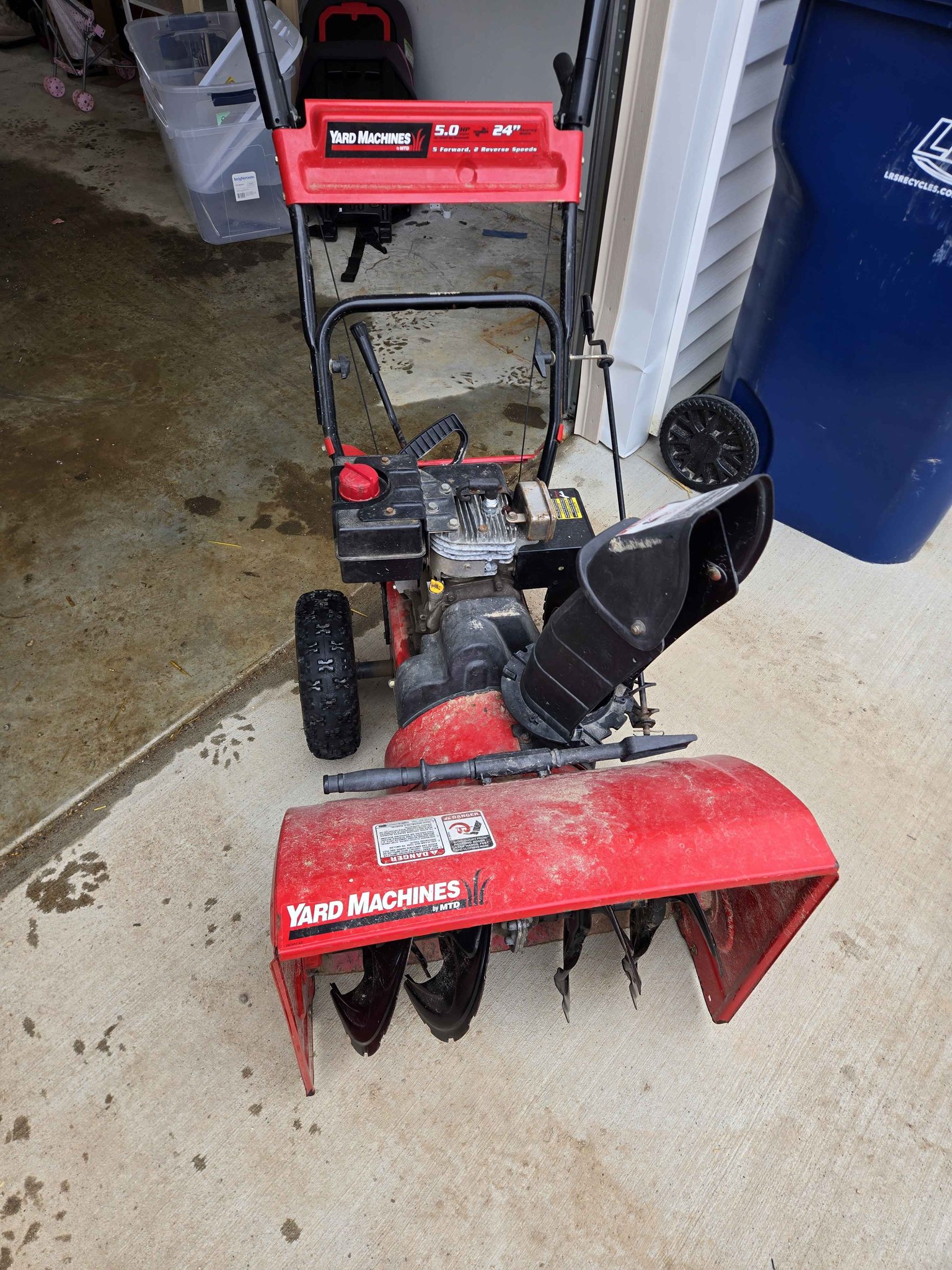 Yard Machine 24 Snowblower