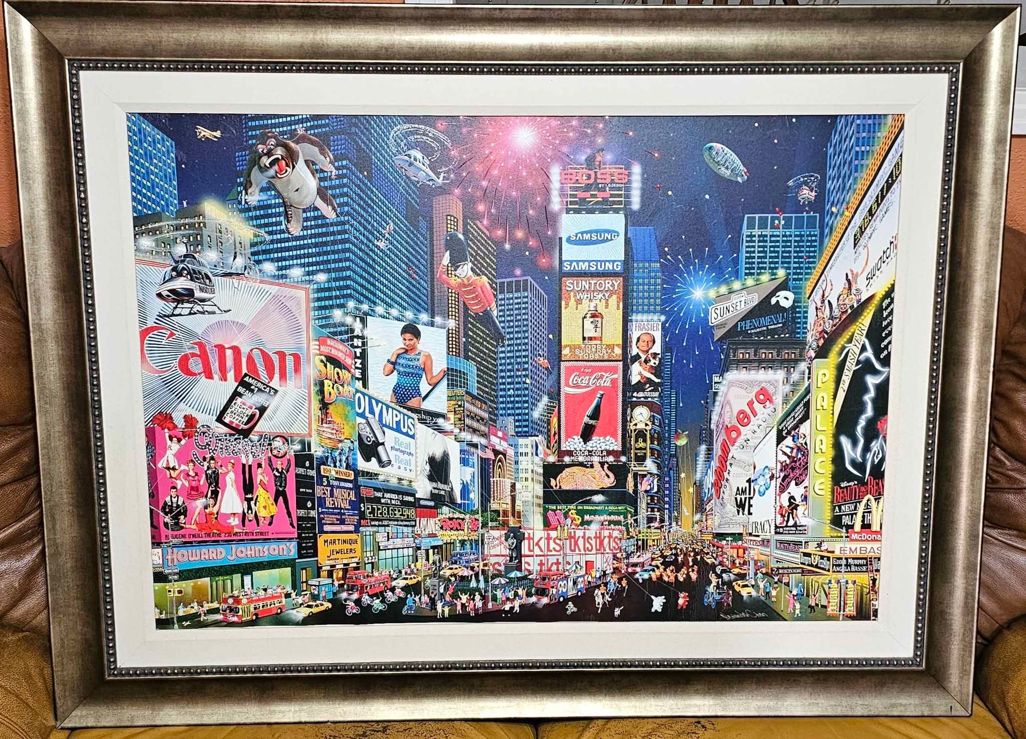 Alexander Chen Times Square Parade Art Print for Sale