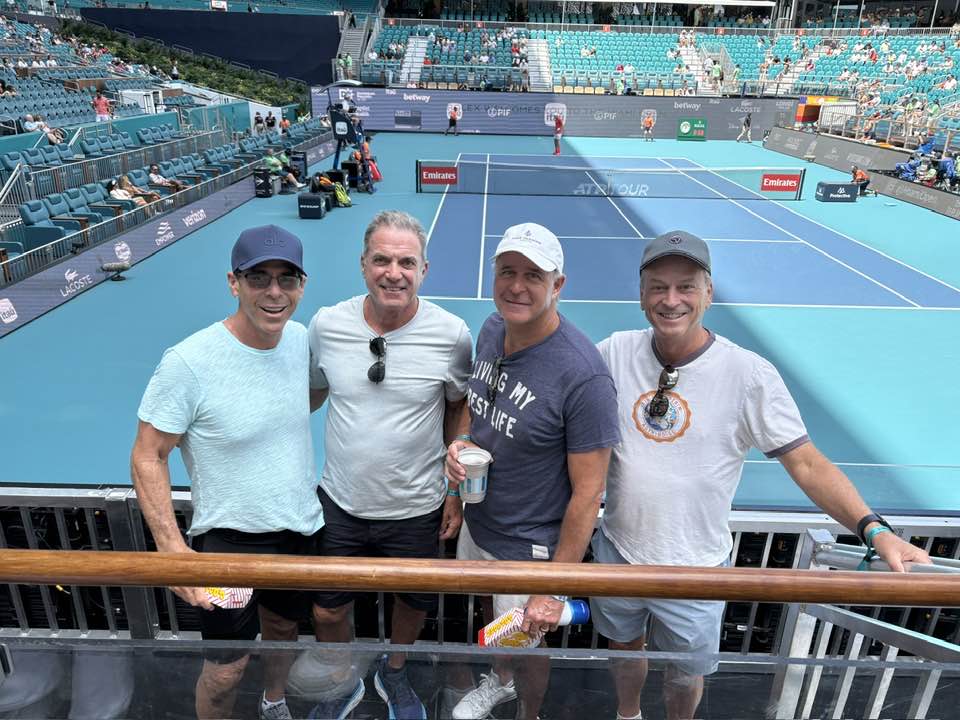 Mario Singer - At the Miami Open with my tennis buddies... | Facebook