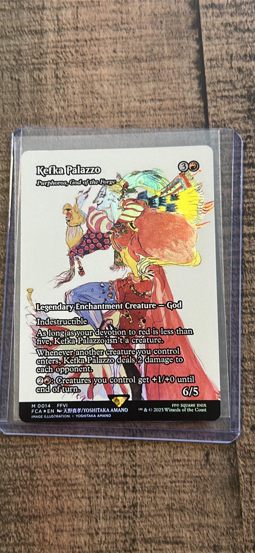 kefka palazzo mtg card Ultra Pro Final Fantasy Holofoil Playmat open) if (element.class Is this Kefka Palazzo misprint