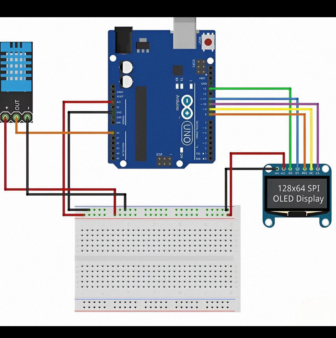 💡 “Smart Temperature Monitoring System with Arduino & OLED” | Facebook