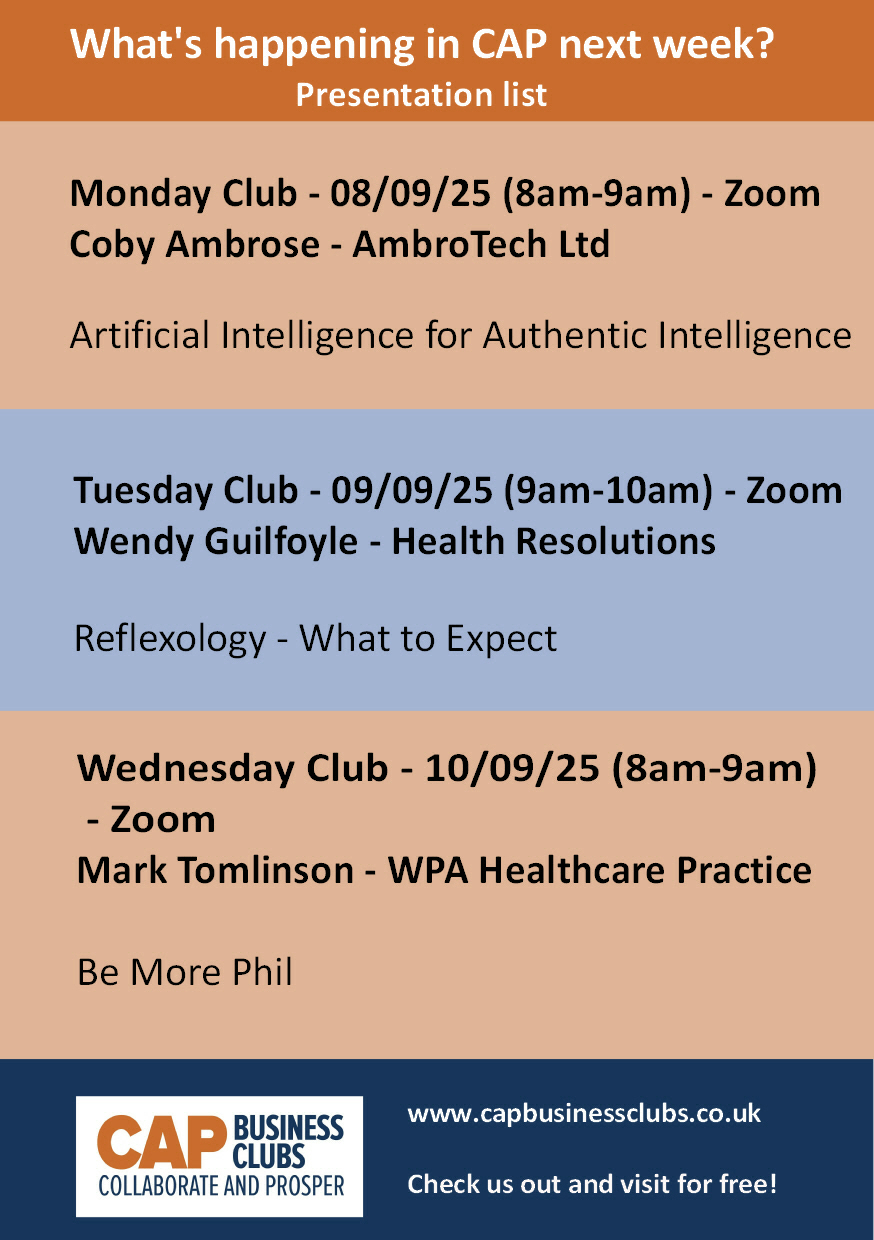 CAP Business Clubs - CAP Members Only Group | Another great week of ...