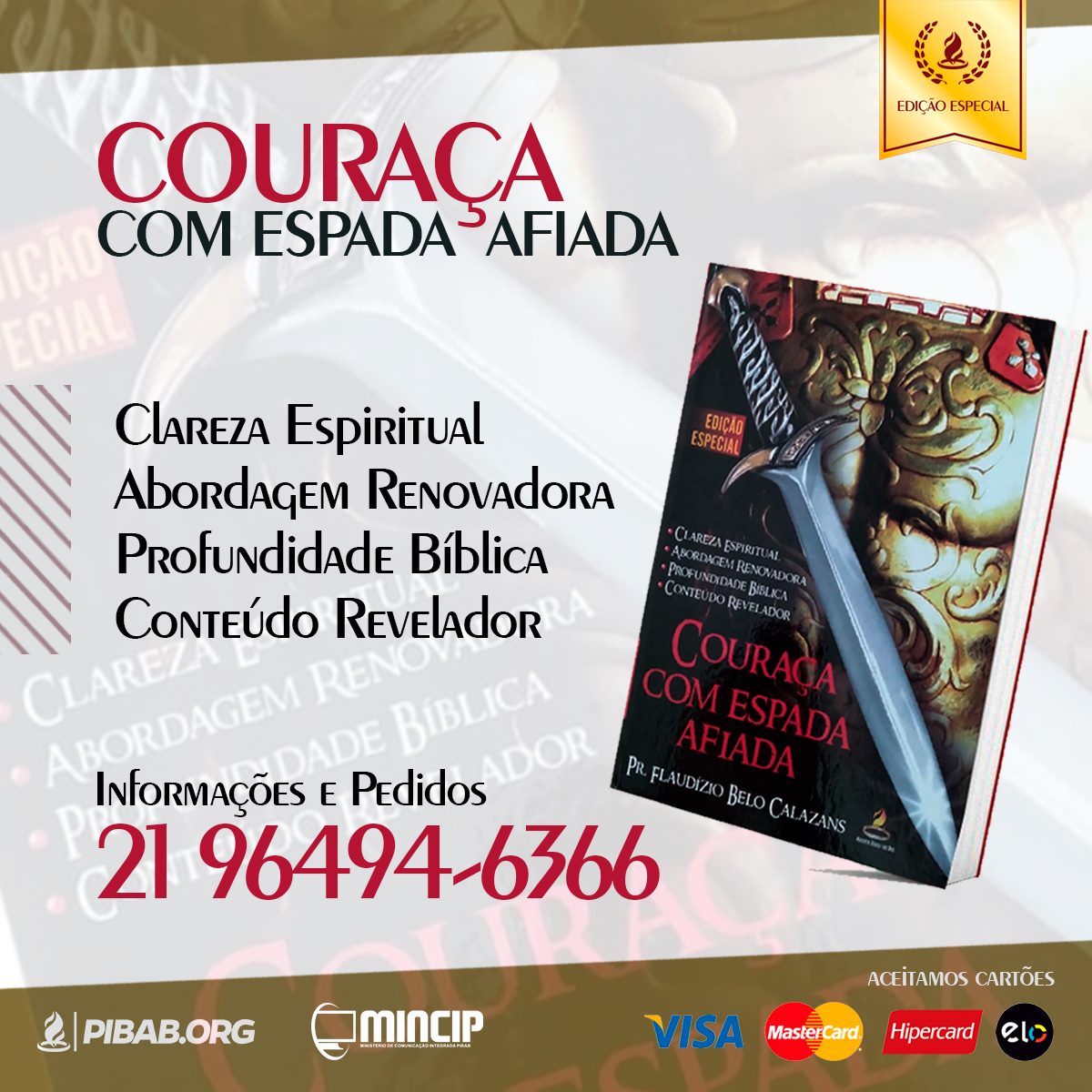 𝐏𝐈𝐁𝐀𝐁 • 𝟕𝟎 𝐀𝐧𝐨𝐬 - Couraça com Espada Afiada Autor 👤 Pr...