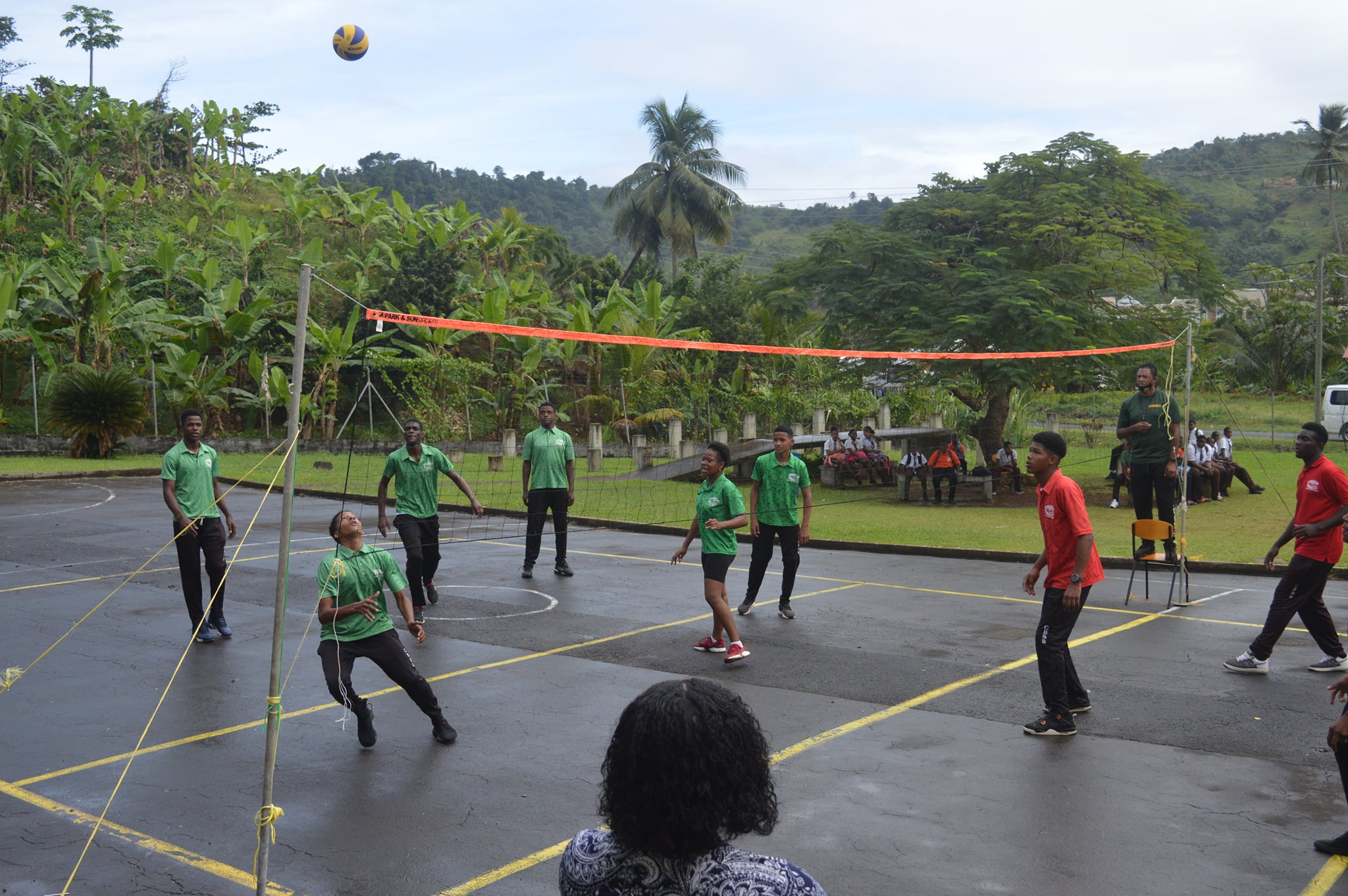 CBSS - Some pics from inter House volleyball competition 🧡💚💙
