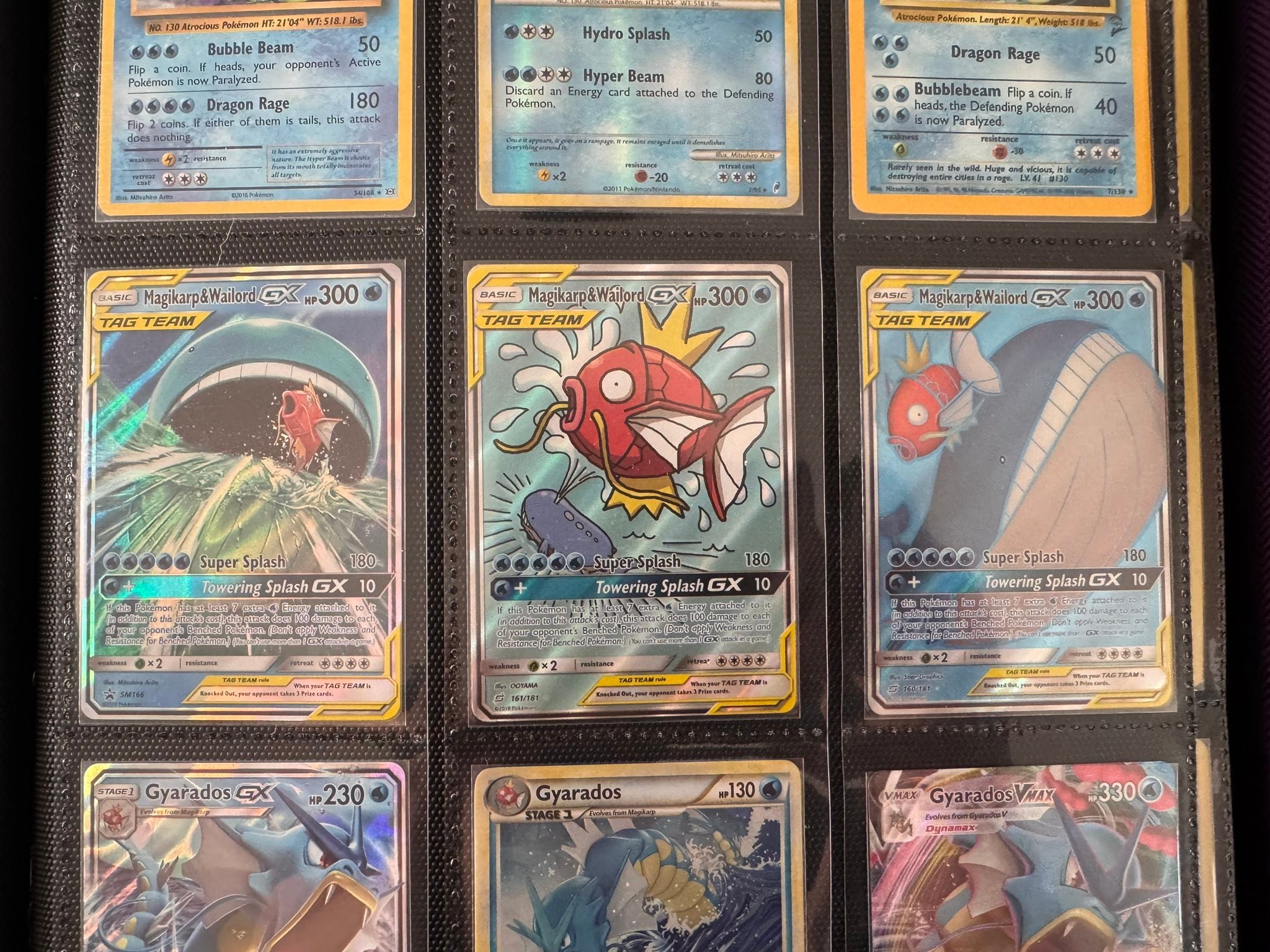 gyarados card binder binders  MarinkiArt Updated Gyarados binder : r/PokemonTCG