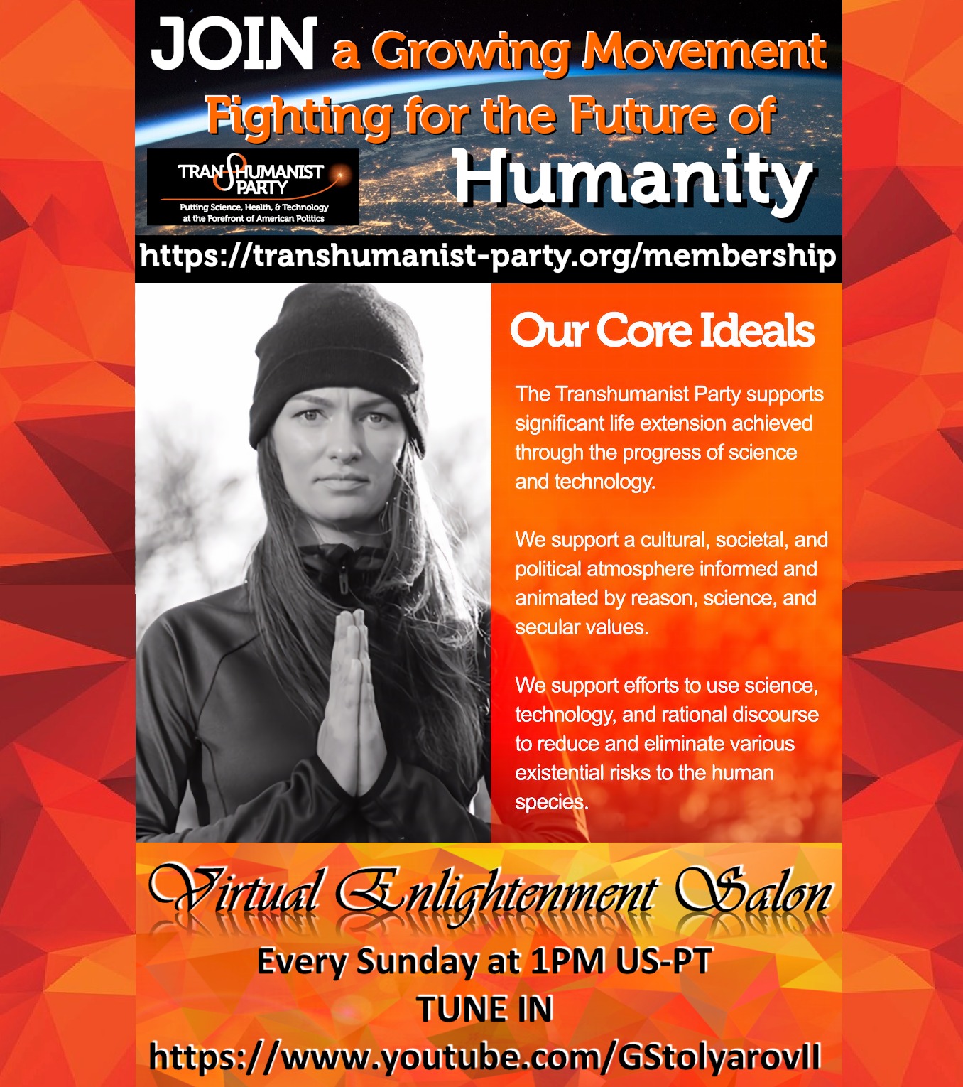 Transhuman Party, Part of the U.S. Transhumanist Party