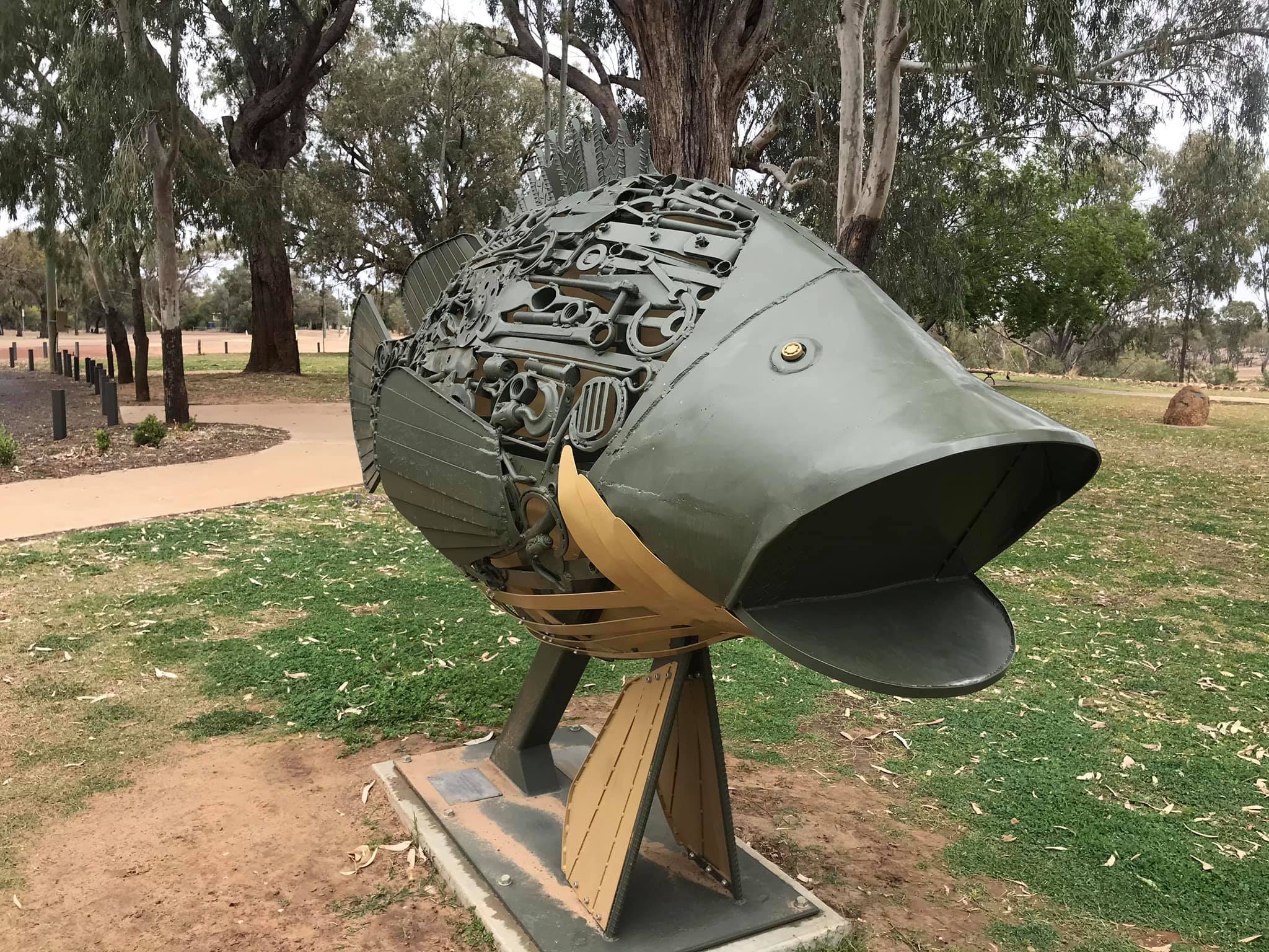 The new giant cod sculpture at St... - Total Native Fishing