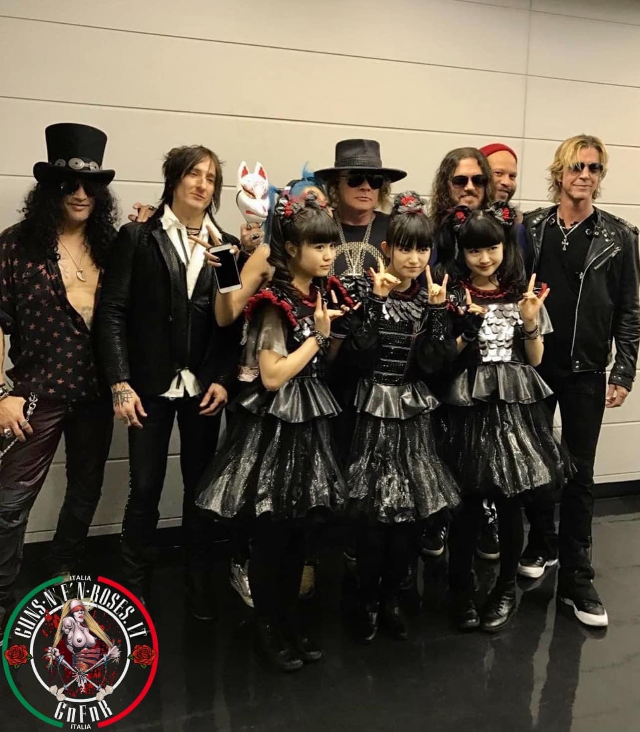 BABYMETAL and Guns N' Roses at Saitama Super Arena! Last show Guns