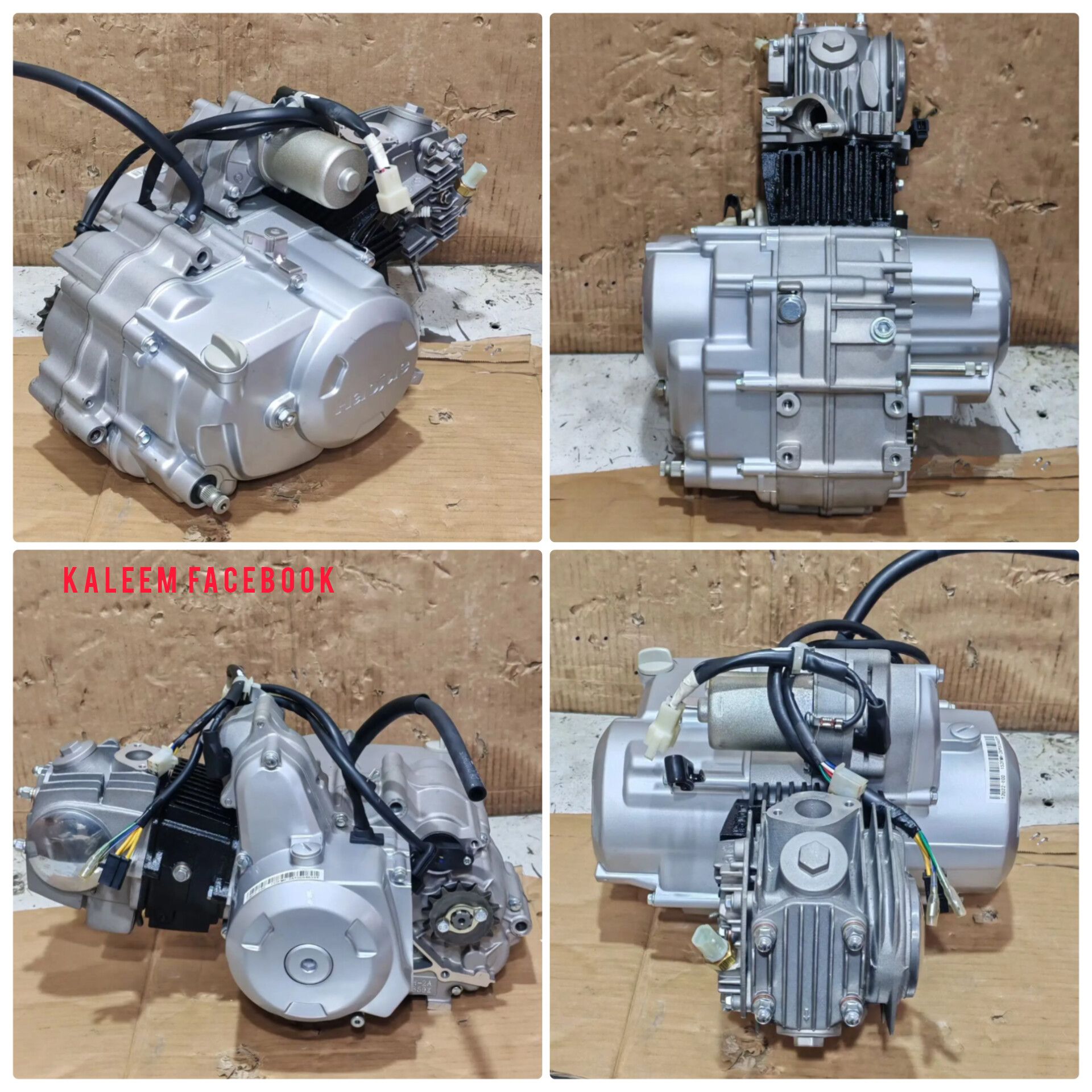 Zongshen 125cc horizontal, 4-stroke single-cylinder engine with a