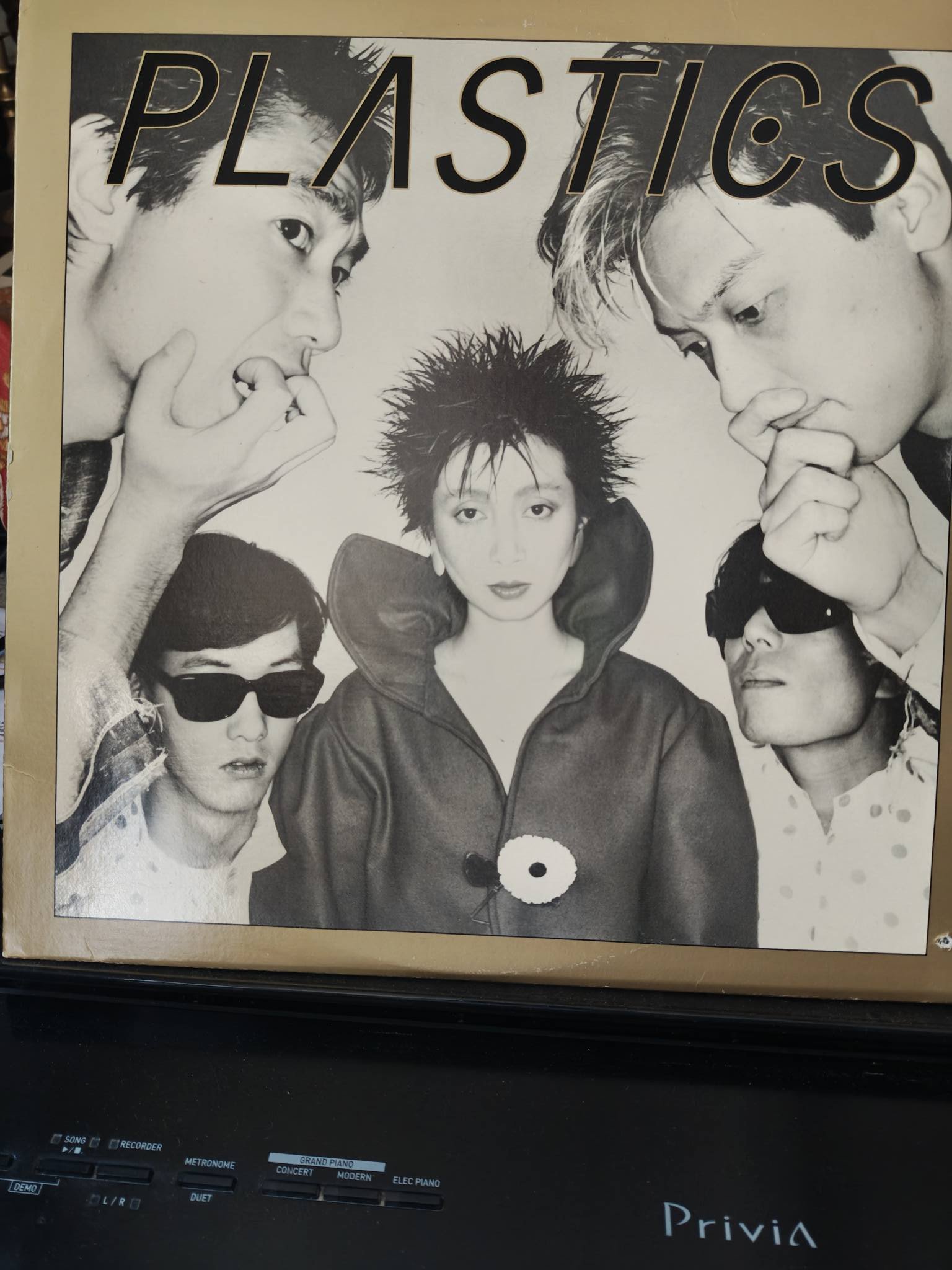 funky new wavey, but from Japan. think Buffalo Daughter+ B 52s