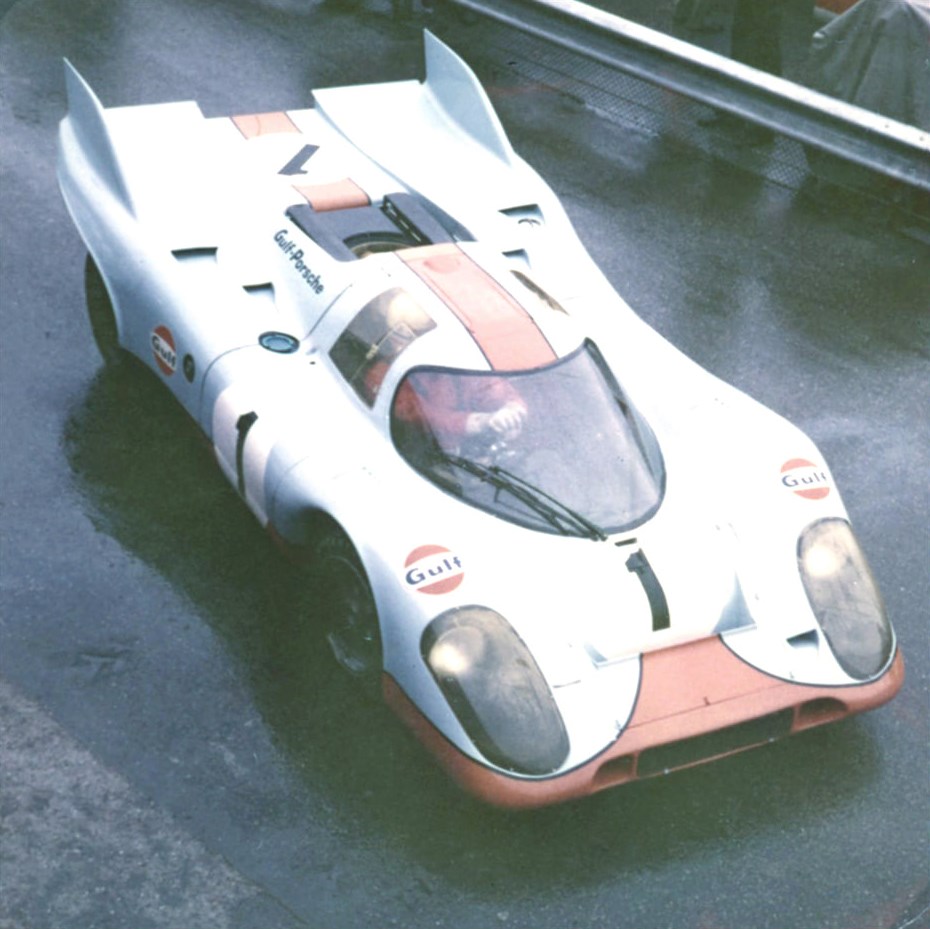 Year 1971 Monza 1000 KM. Rodriguez / Oliver, - Porsche 917K in the