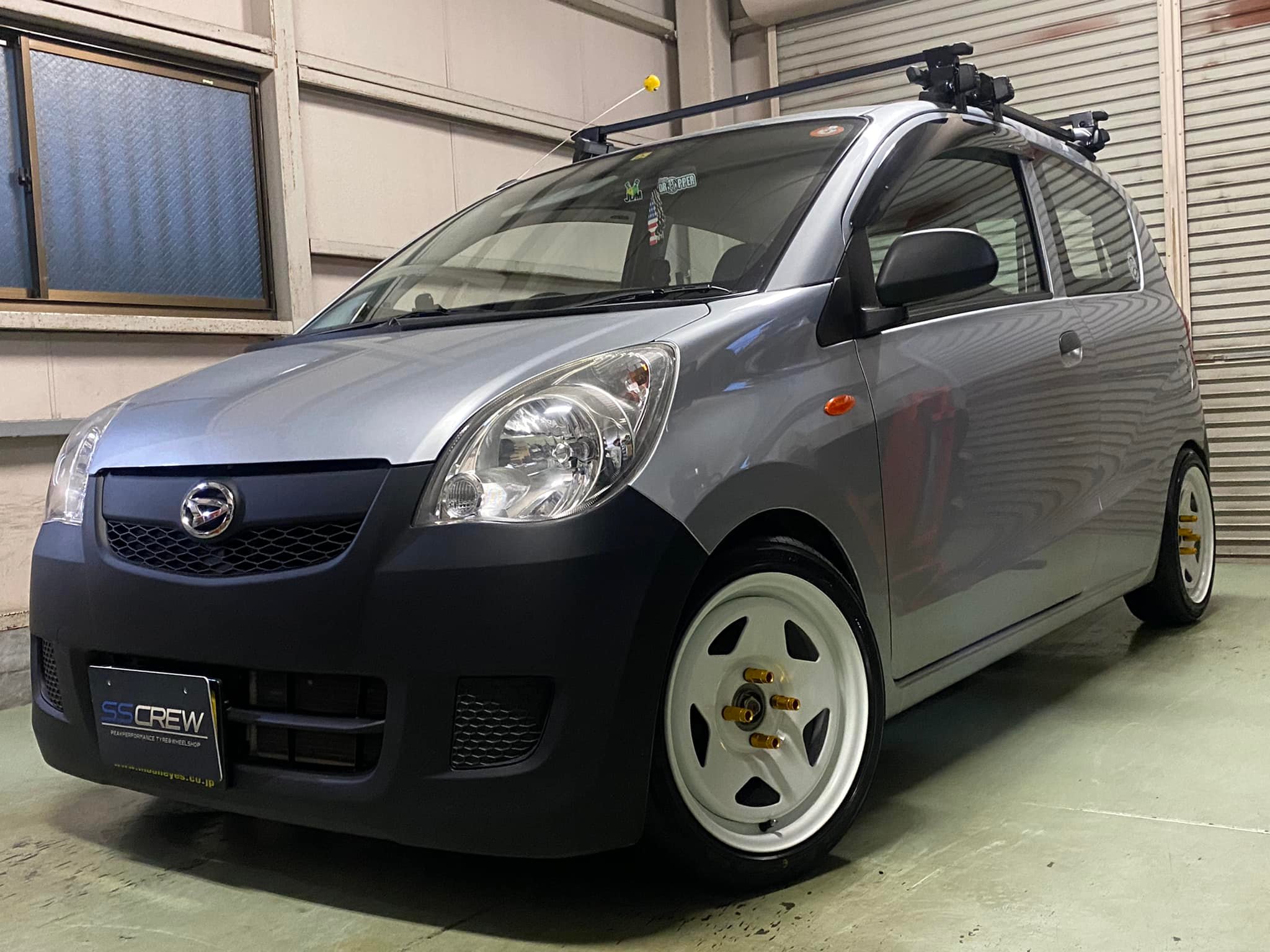 T様L275V ミラ ホイール ESB TC01 TECCHIN WHEEL カラー ホワイト 