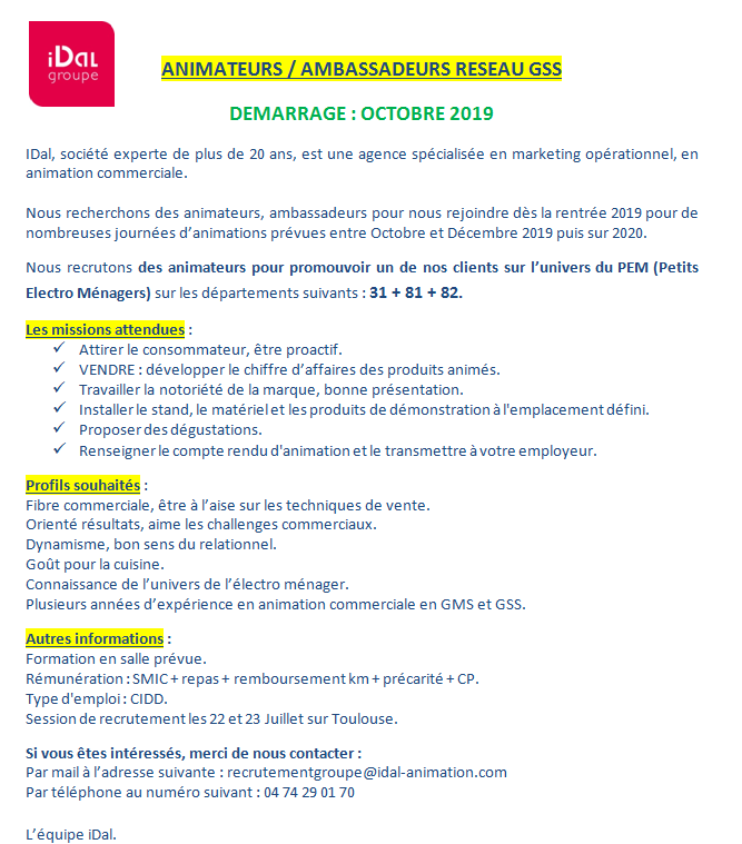 Groupe IDAL | Salaise-sur-Sanne