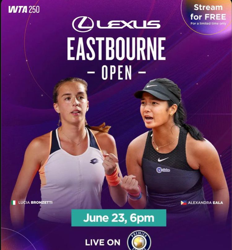 Catch World No. 74 and our very own Alex Eala take on Italy's